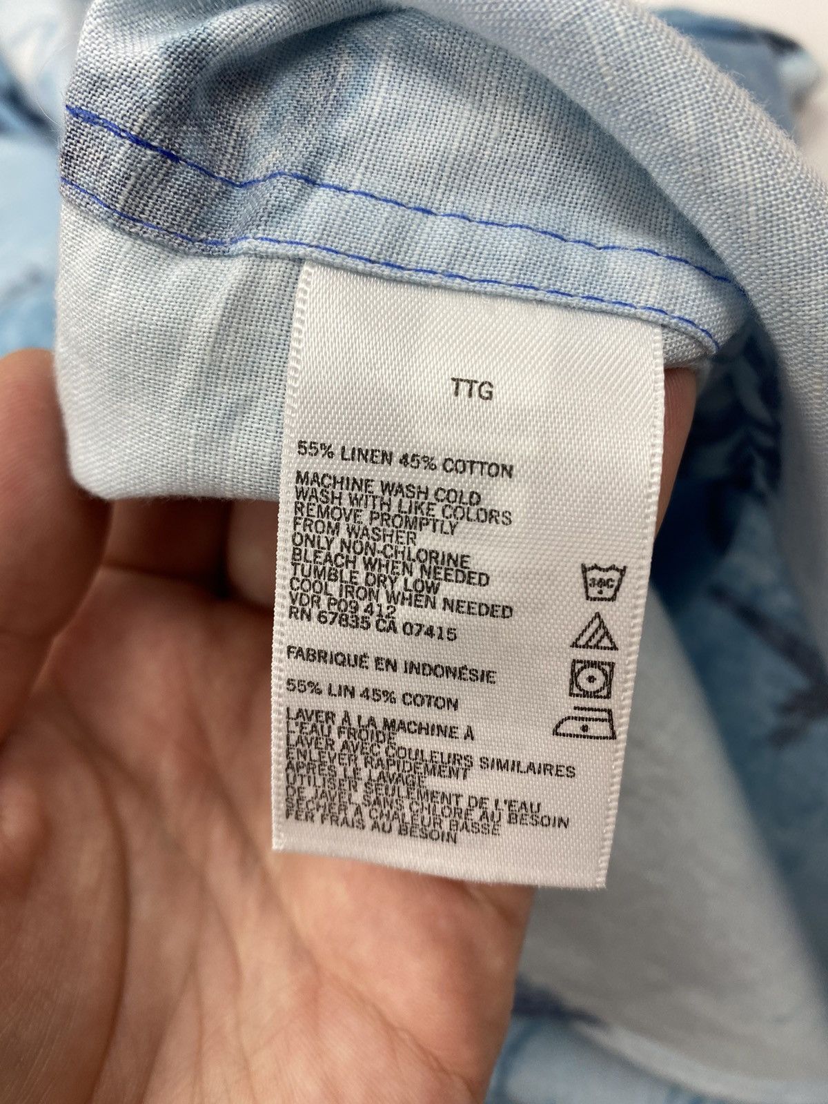 Nautica × Vintage Mens Nautica Linen Hawaii Short Sleeve shirt size XXL Size US XXL / EU 58 / 5 - 4 Thumbnail