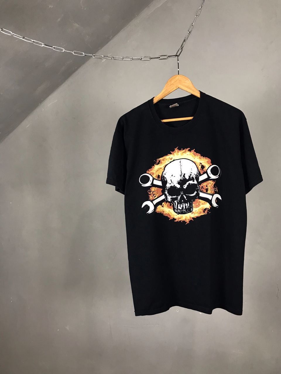 Vintage Theorist Skull rock skeleton vintage tee Size US L / EU 52-54 / 3 - 1 Thumbnail