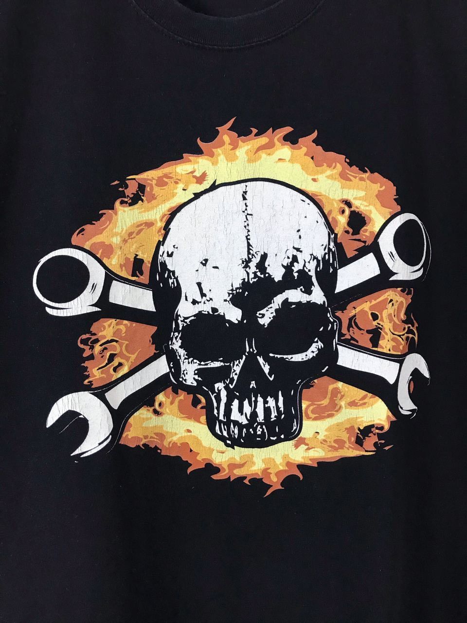 Vintage Theorist Skull rock skeleton vintage tee Size US L / EU 52-54 / 3 - 3 Thumbnail