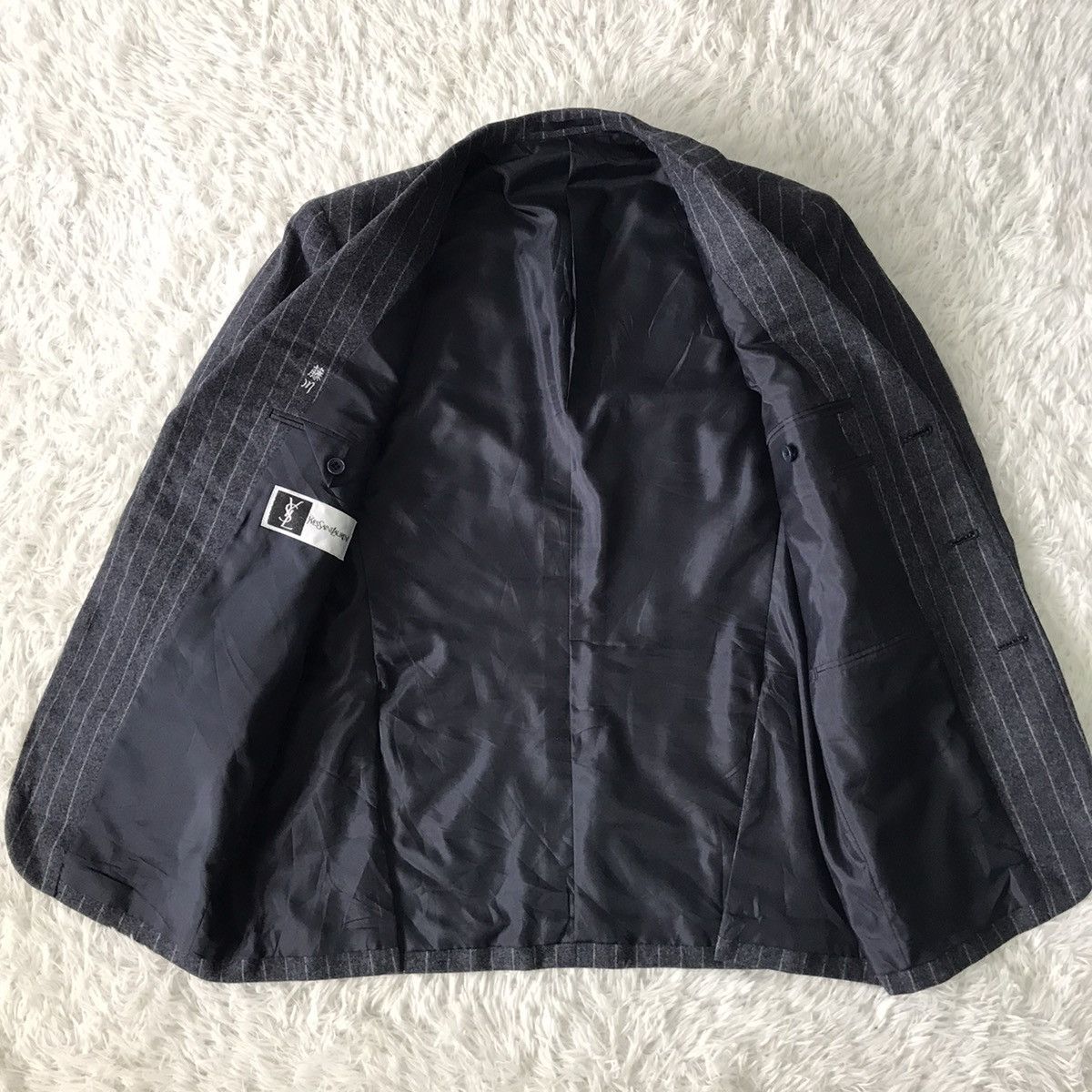 Yves Saint Laurent 💥Vtg Nice YSL Yves Saint Laurent Stripes Coat Jacket Size US S / EU 44-46 / 1 - 16 Thumbnail