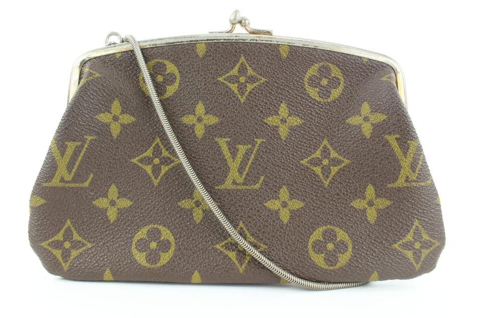 Louis Vuitton Louis Vuitton Rare Monogram Marais Kisslock Pouch ...