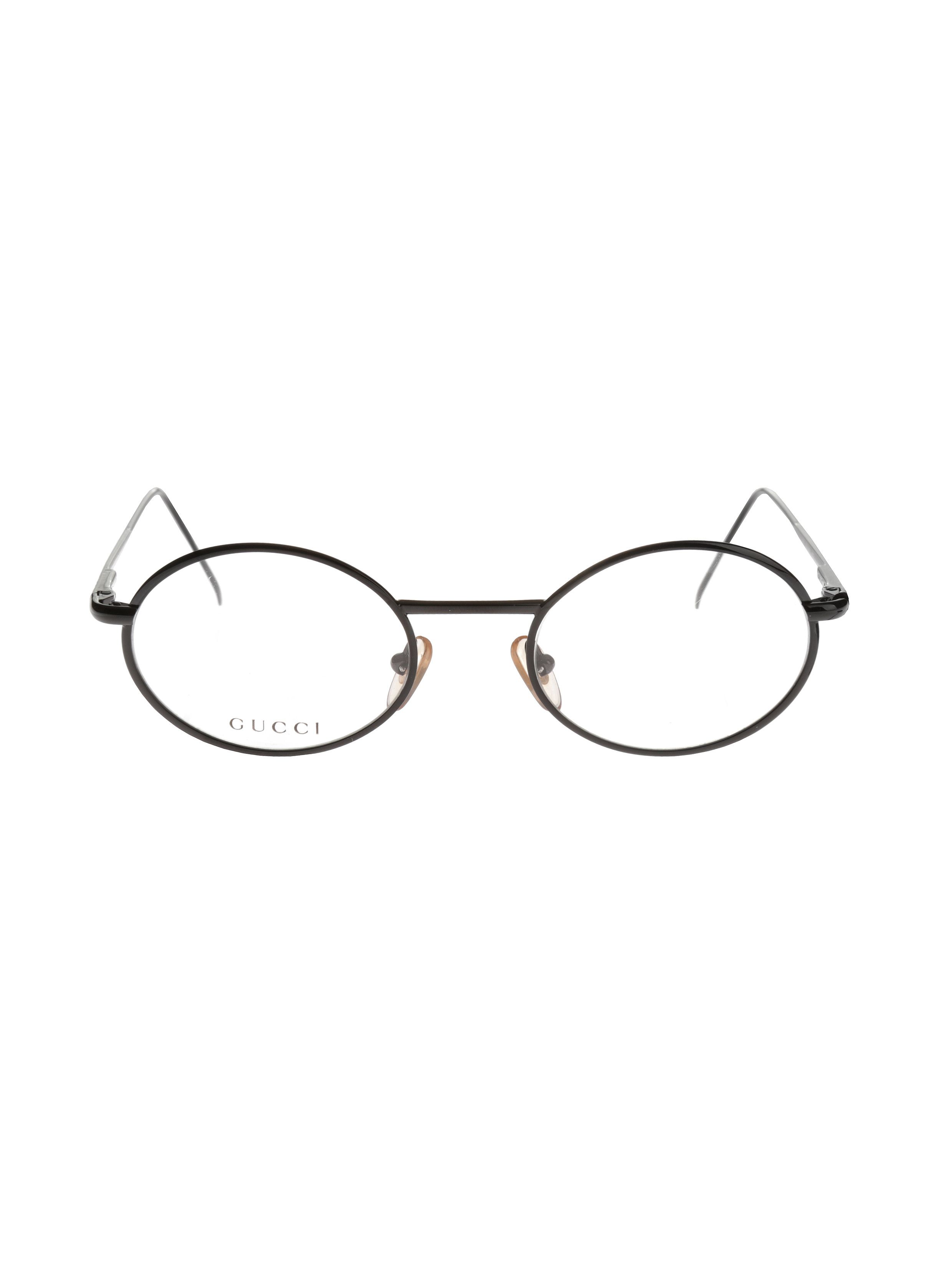 image of Archival Clothing x Gucci '90S Black Oval Glasses, Men's