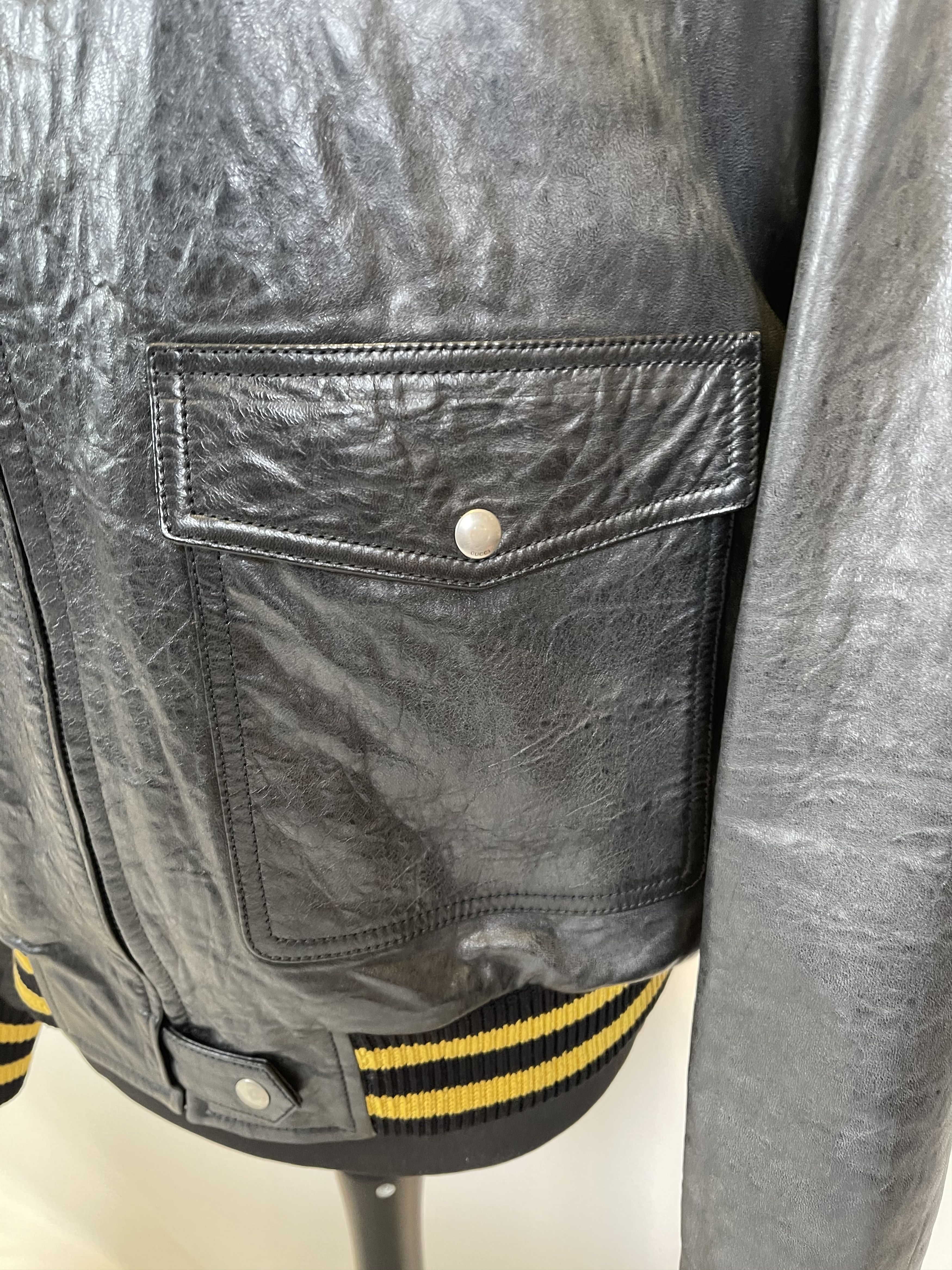 Gucci Gucci Spiritismo Leather Jacket Size US L / EU 52-54 / 3 - 9 Thumbnail