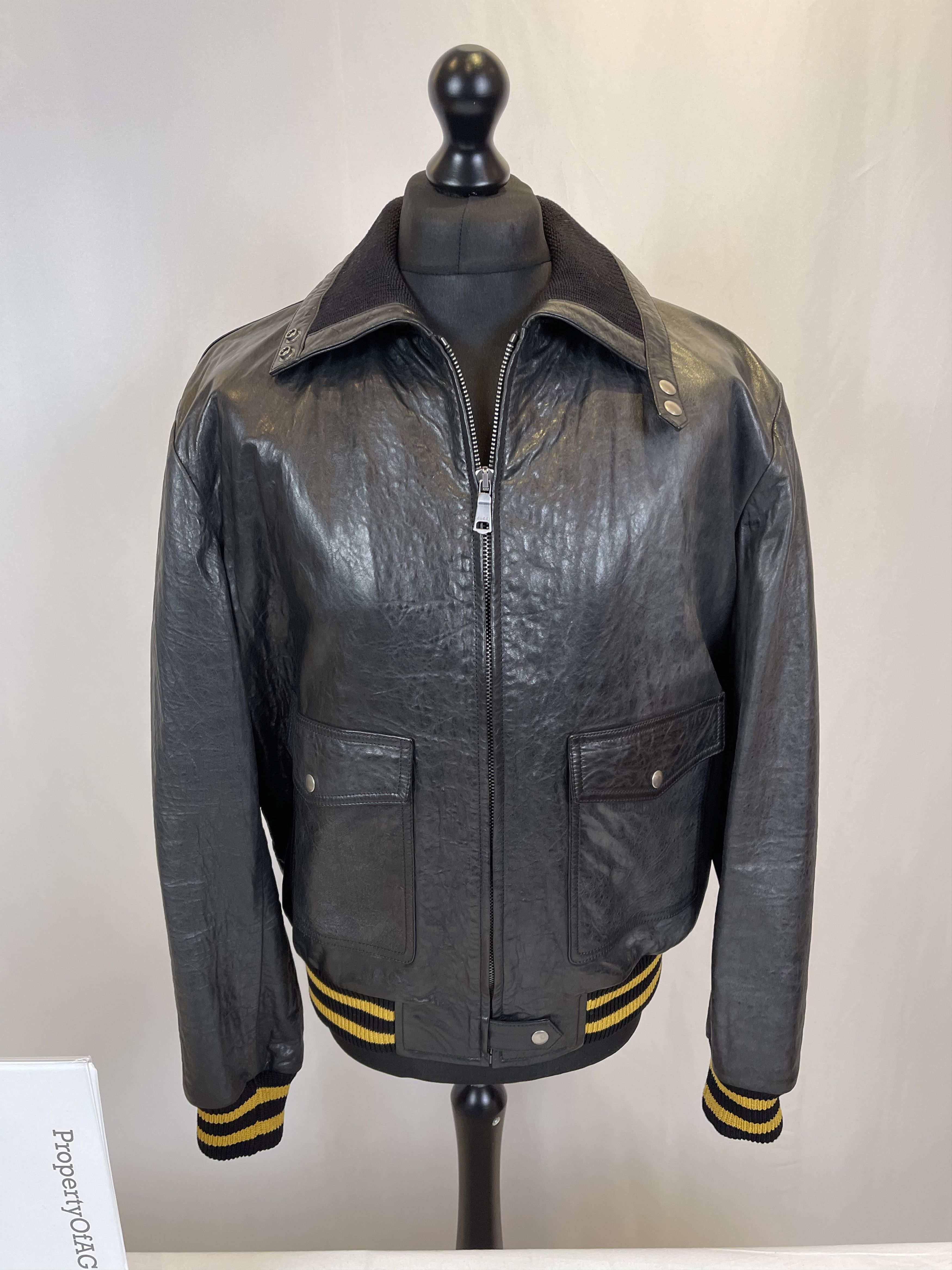Gucci Gucci Spiritismo Leather Jacket Size US L / EU 52-54 / 3 - 6 Thumbnail