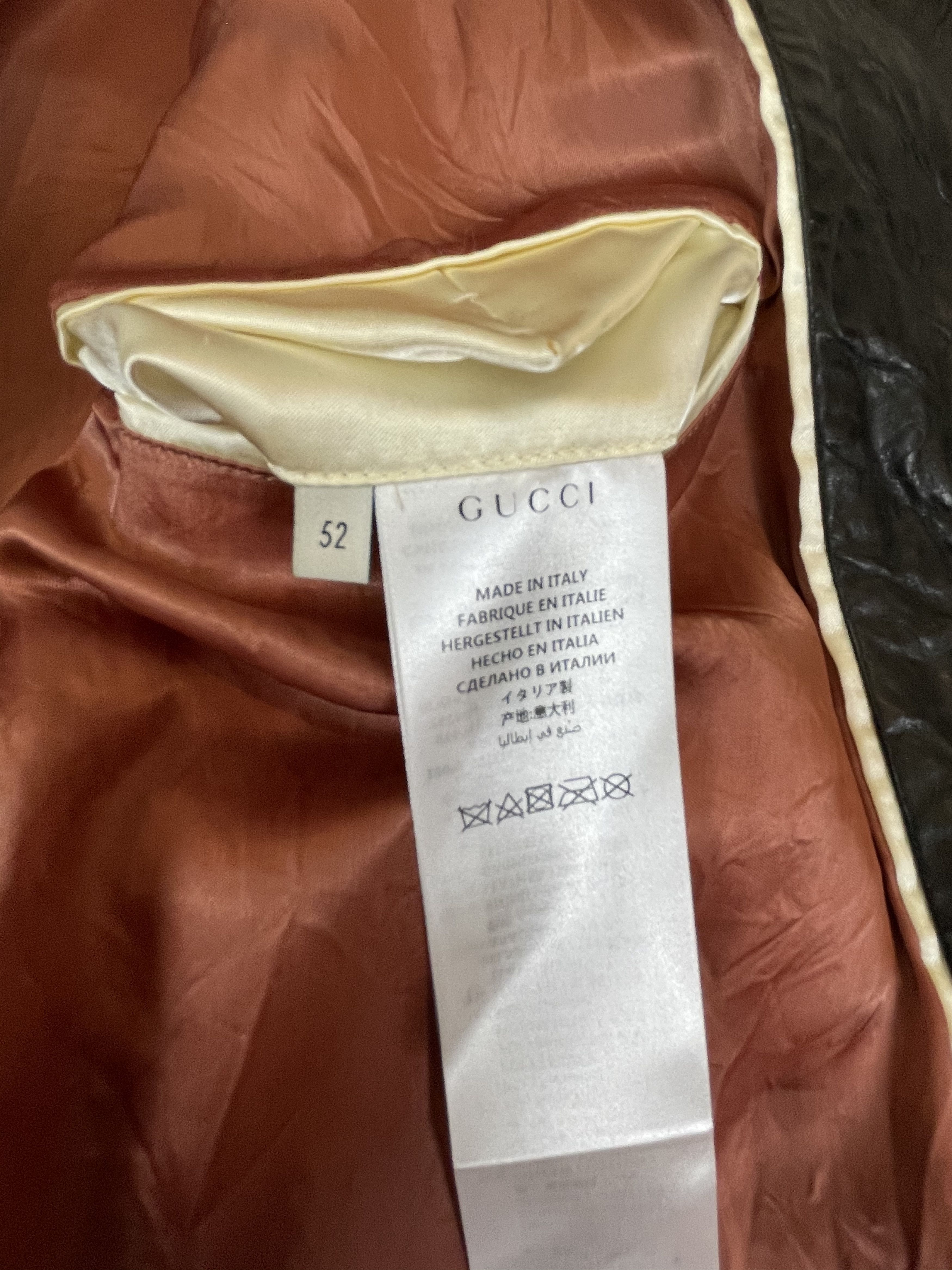 Gucci Gucci Spiritismo Leather Jacket Size US L / EU 52-54 / 3 - 18 Thumbnail
