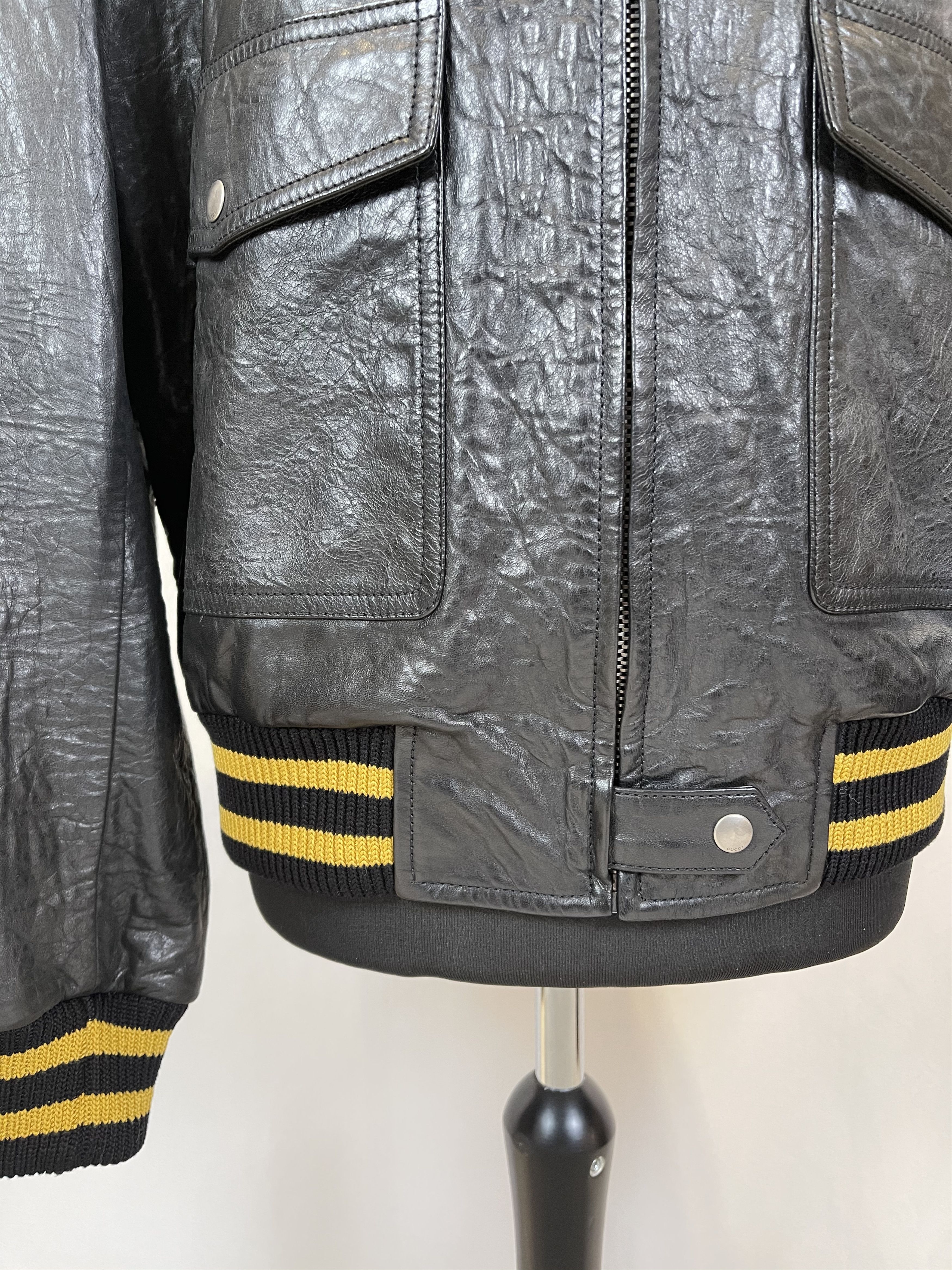 Gucci Gucci Spiritismo Leather Jacket Size US L / EU 52-54 / 3 - 10 Thumbnail