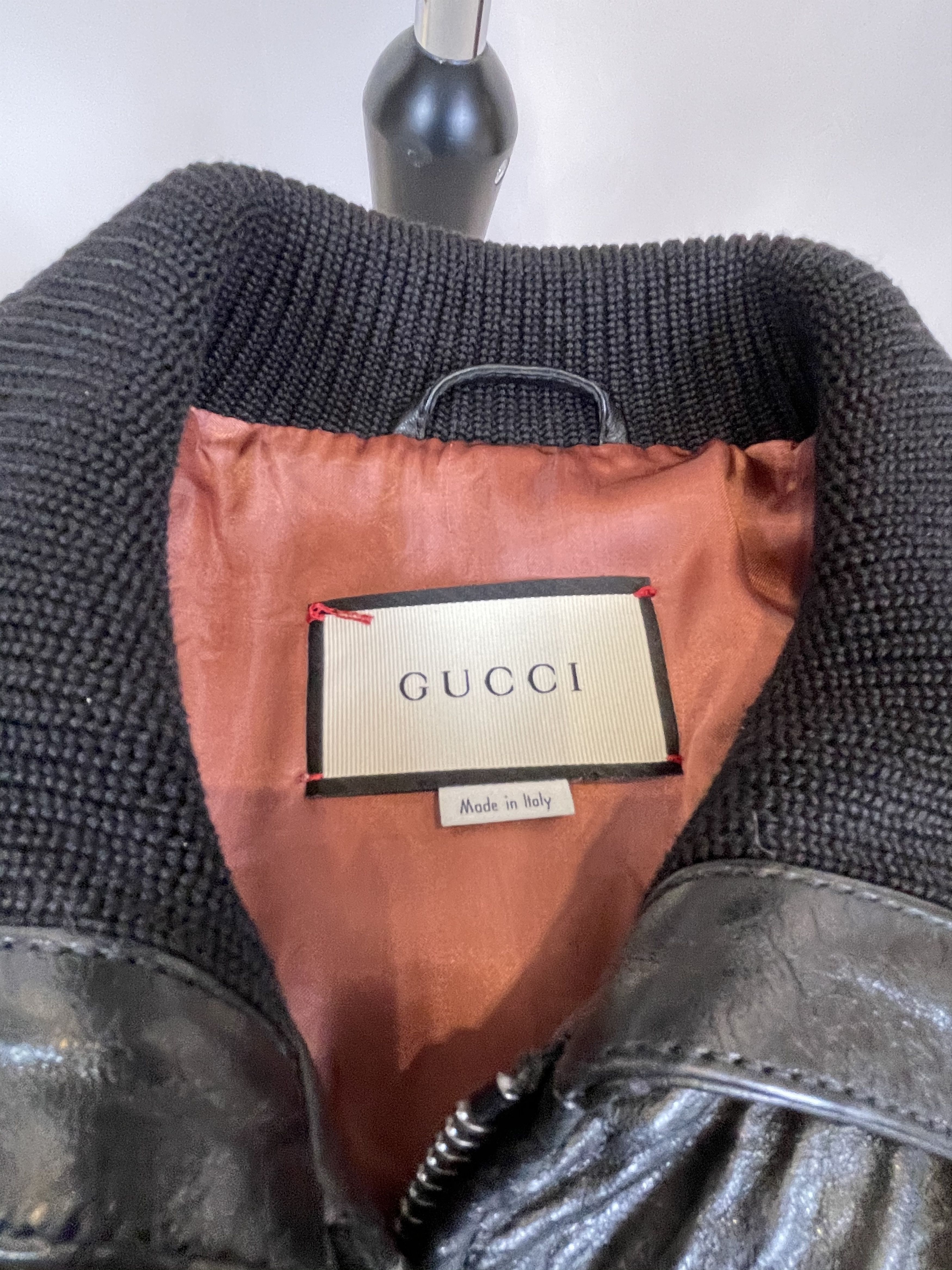 Gucci Gucci Spiritismo Leather Jacket Size US L / EU 52-54 / 3 - 16 Thumbnail