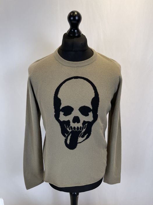 Lucien Pellat Finet SKULL Cashmere Intarsia Sweater | Grailed