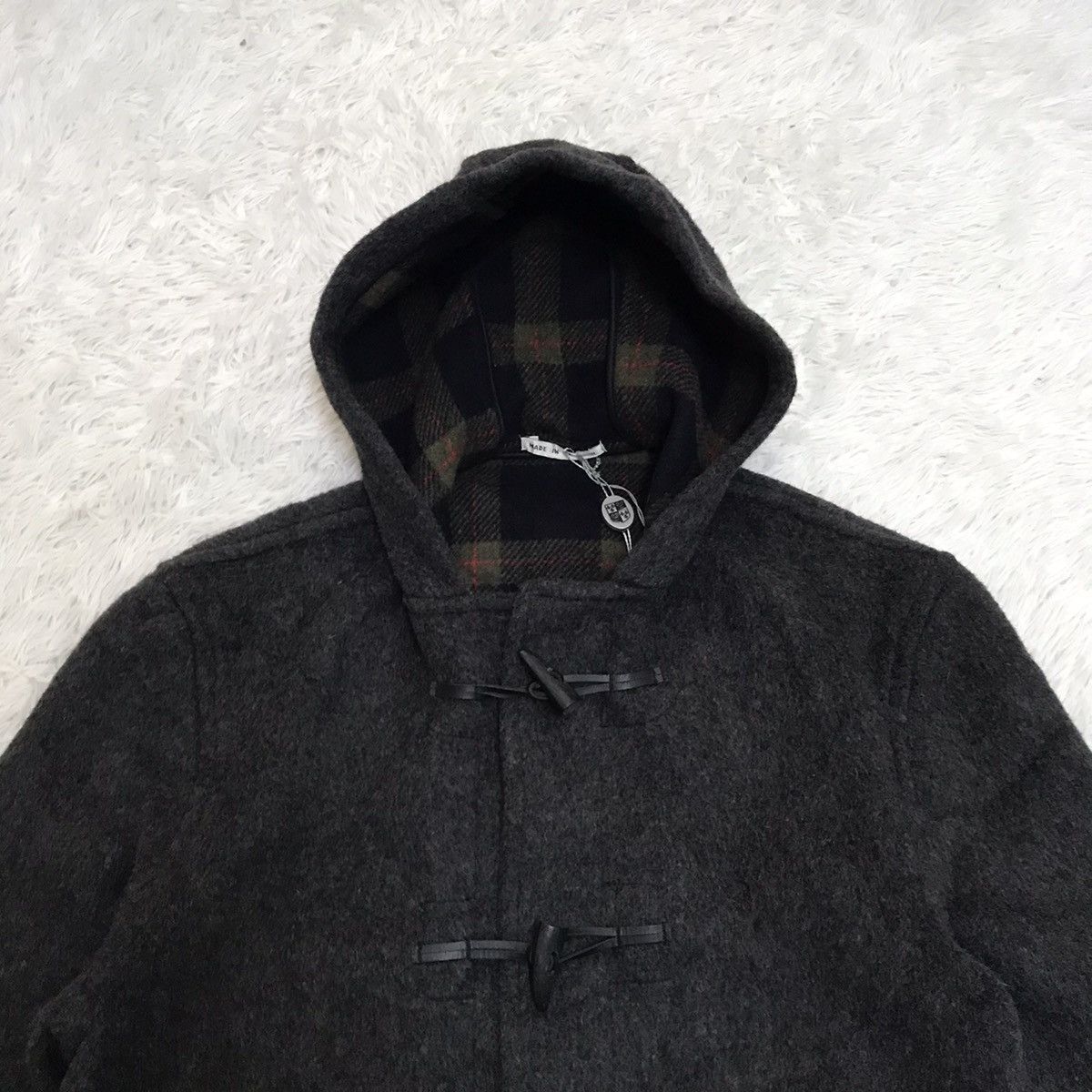 New England Outerwear × Original Montgomery Montgomery Duffle Coat Hooded Made in England With Tag Size US M / EU 48-50 / 2 - 6 Thumbnail