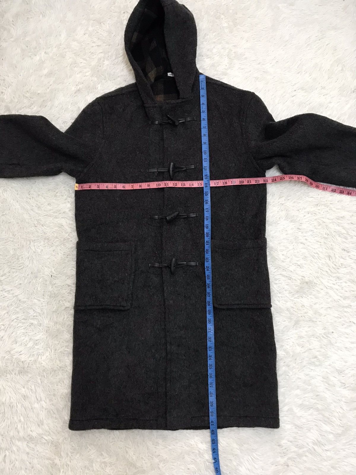 New England Outerwear × Original Montgomery Montgomery Duffle Coat Hooded Made in England With Tag Size US M / EU 48-50 / 2 - 19 Thumbnail