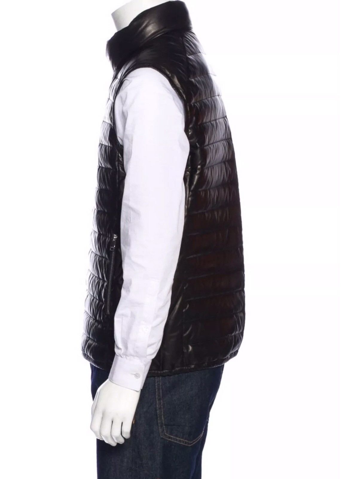 EXEMPLAIRE Exemplaire Lambskin Leather Gilet Brand New XL $5875 Retail Size US XL / EU 56 / 4 - 7 Thumbnail