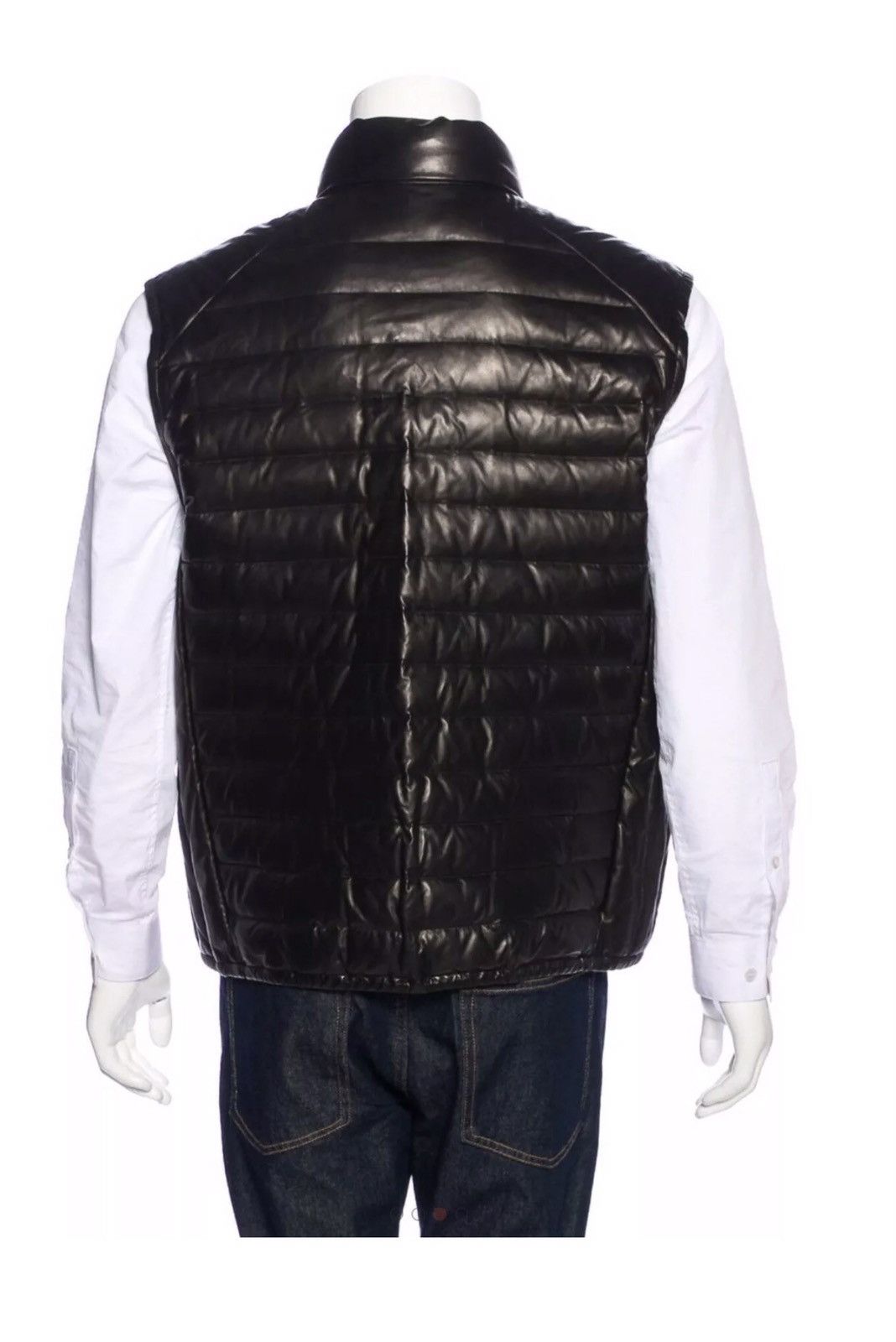 EXEMPLAIRE Exemplaire Lambskin Leather Gilet Brand New XL $5875 Retail Size US XL / EU 56 / 4 - 8 Thumbnail