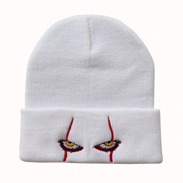 Movie IT Pennywise Face Embroidered Beanie Hat horror Grailed