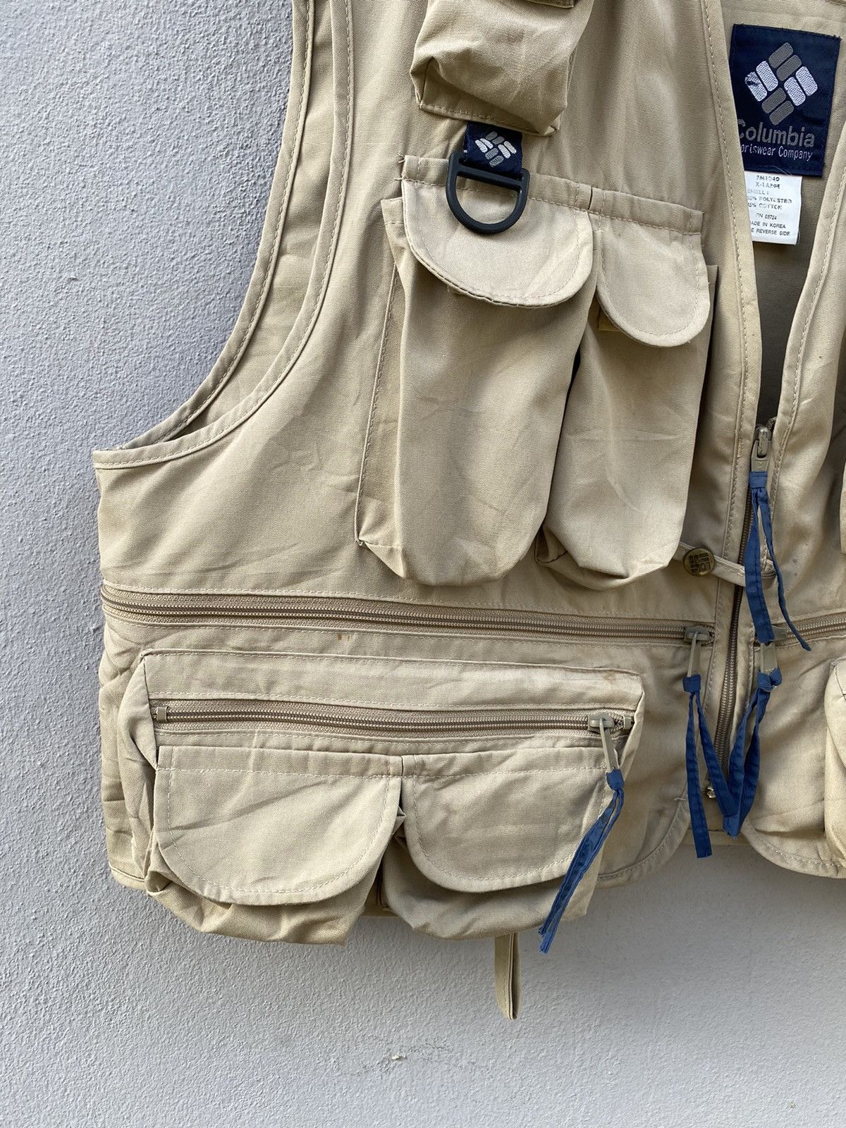 Columbia 💥HYPE💥 Vintage COLUMBIA Utility Cargo Vest Rare Design Size US XL / EU 56 / 4 - 9 Thumbnail