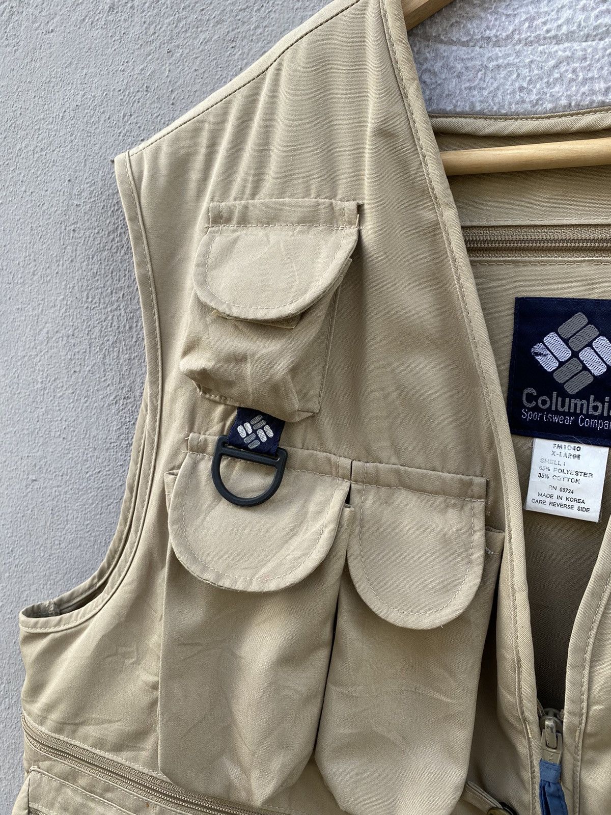 Columbia 💥HYPE💥 Vintage COLUMBIA Utility Cargo Vest Rare Design Size US XL / EU 56 / 4 - 7 Thumbnail