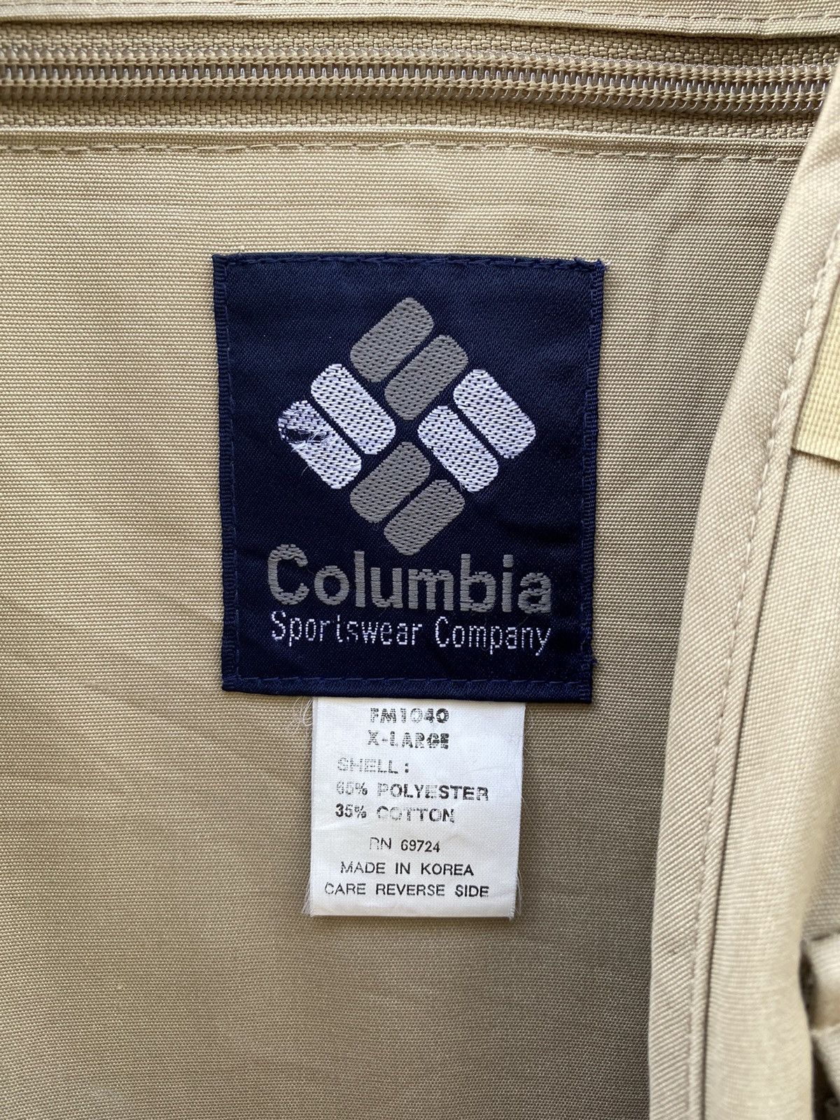 Columbia 💥HYPE💥 Vintage COLUMBIA Utility Cargo Vest Rare Design Size US XL / EU 56 / 4 - 4 Thumbnail