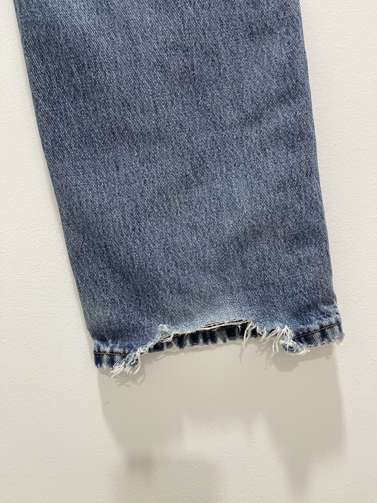 Levi's LEVIS 505 NON SELVEDGE DISTRESSED DENIM JEANS 33x32 Size US 33 - 5 Thumbnail