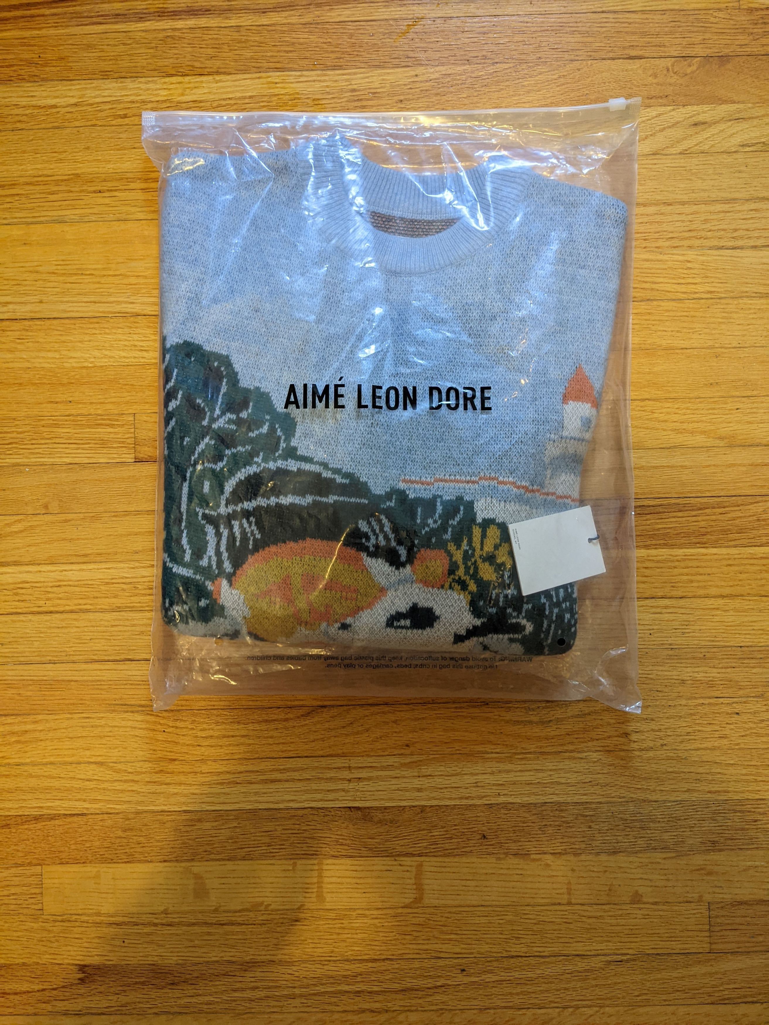 Aime Leon Dore Molina Man and Goat Sweater - Pappou Size US S / EU 44-46 / 1 - 1 Thumbnail