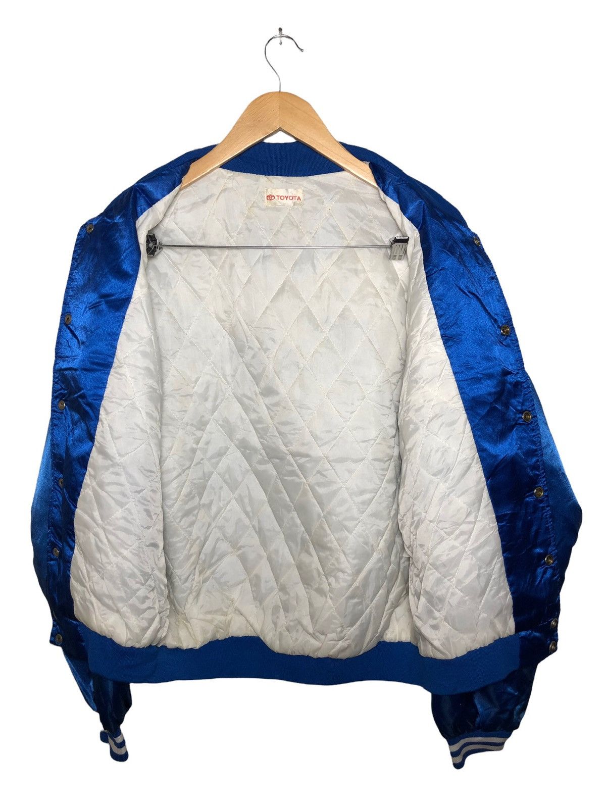 Sports Specialties × Vintage Vintage 90s Toyota Nomo Varsity Jacket Size US XL / EU 56 / 4 - 3 Thumbnail