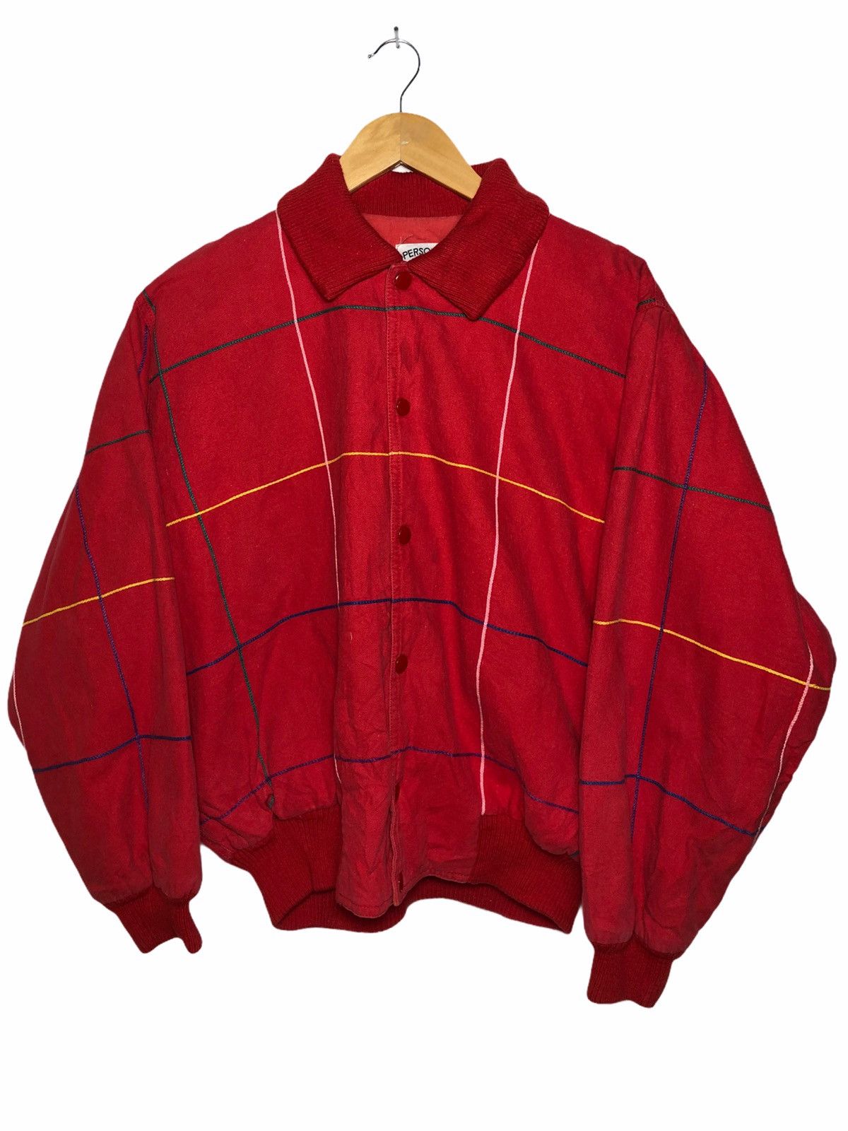 Japanese Brand × PERSON'S × Vintage Vintage Person's Spell out Varsity jacket Size US XL / EU 56 / 4 - 3 Thumbnail