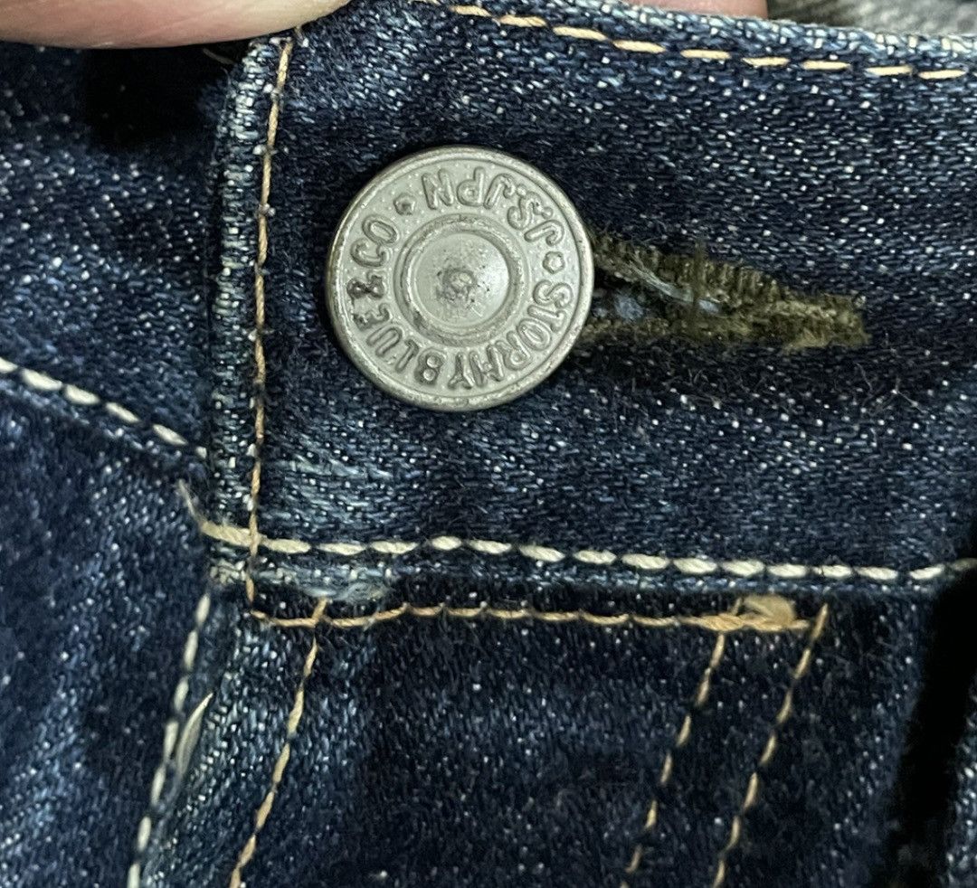 Japanese Brand × Pherrow's Pherrows Japan Stormy Blue Yellow Selvedge Jeans Size US 32 / EU 48 - 13 Thumbnail