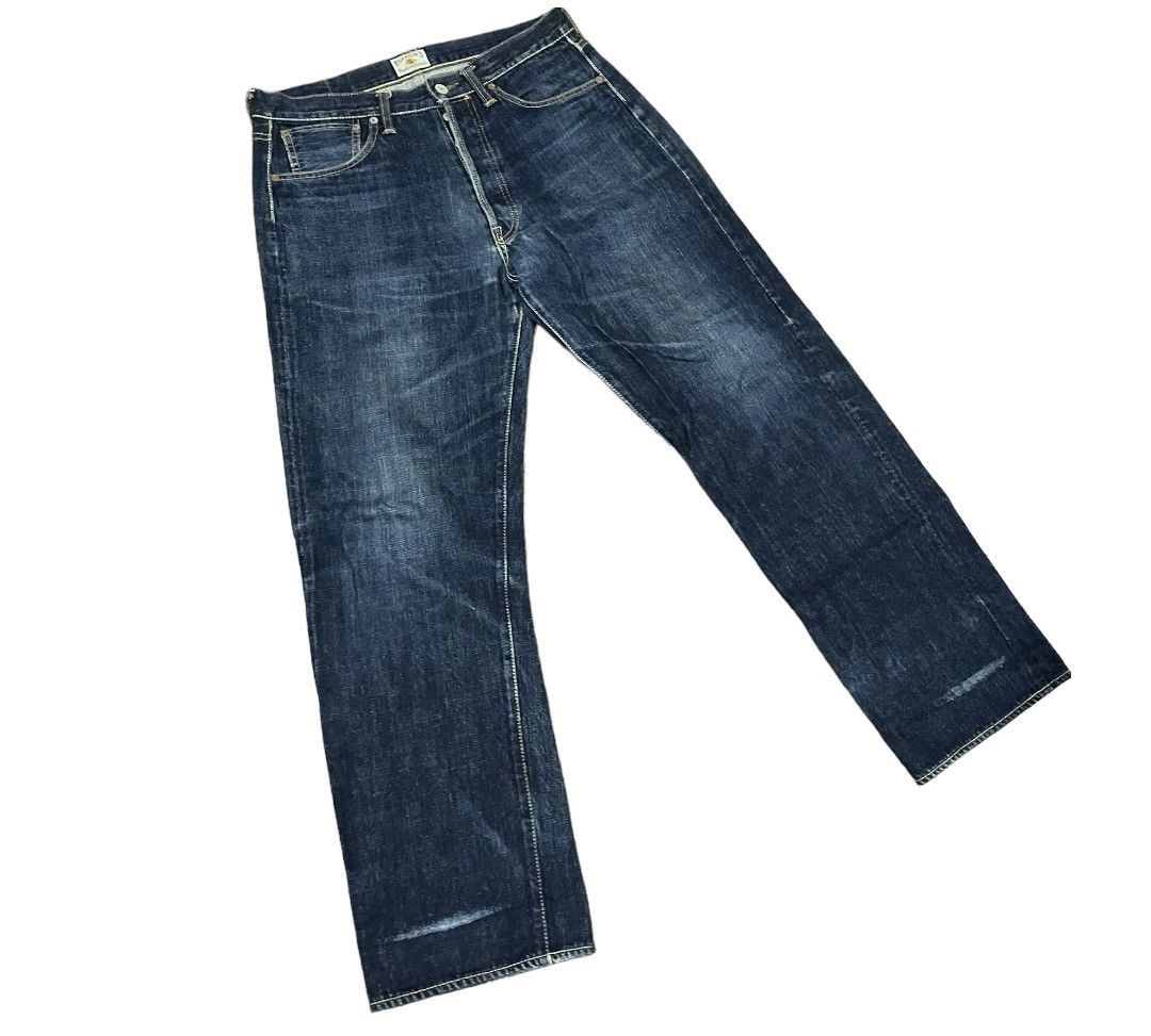 Japanese Brand × Pherrow's Pherrows Japan Stormy Blue Yellow Selvedge Jeans Size US 32 / EU 48 - 4 Thumbnail