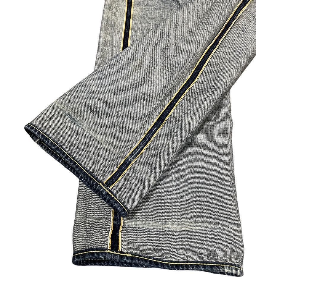 Japanese Brand × Pherrow's Pherrows Japan Stormy Blue Yellow Selvedge Jeans Size US 32 / EU 48 - 8 Thumbnail