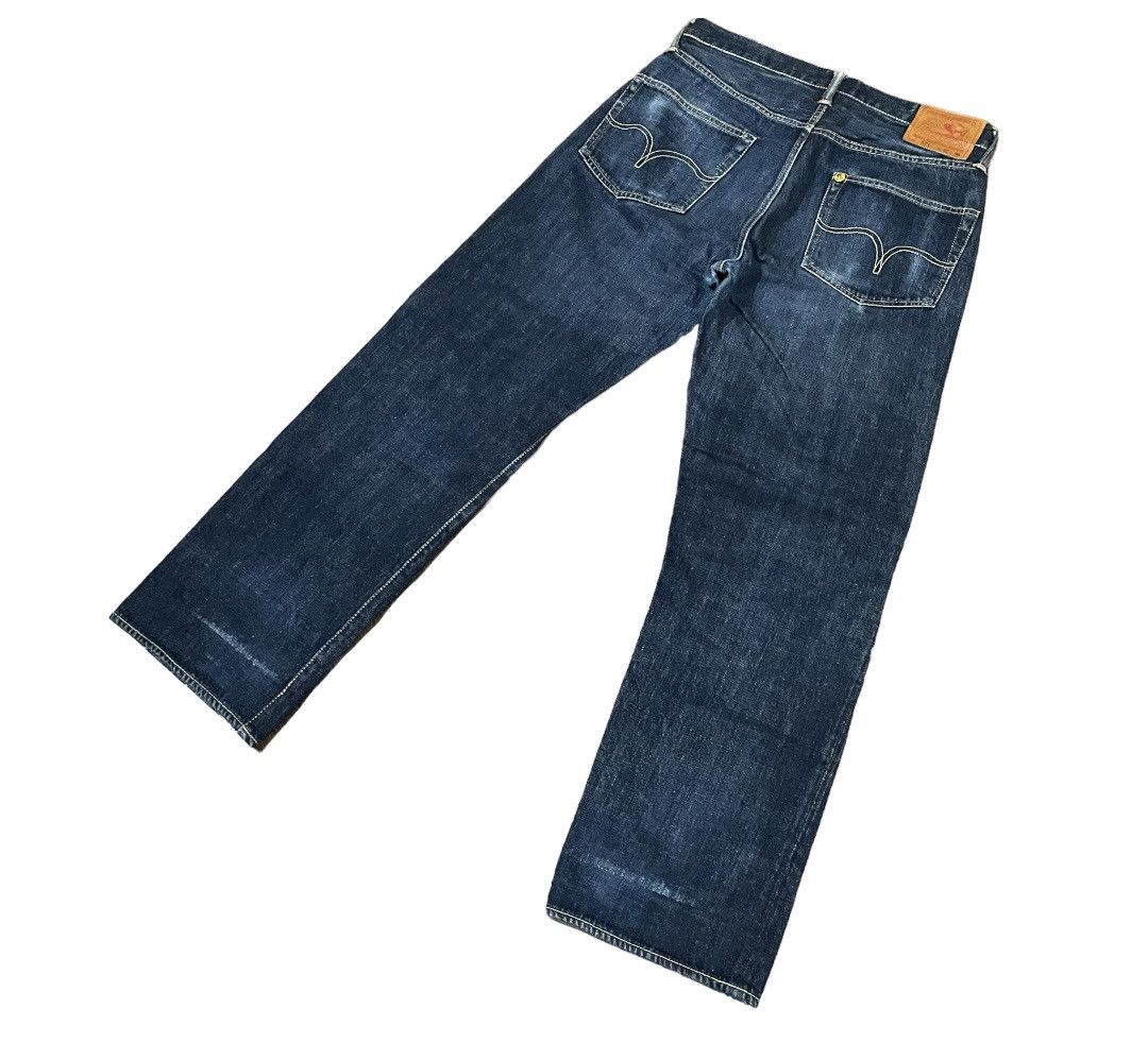 Japanese Brand × Pherrow's Pherrows Japan Stormy Blue Yellow Selvedge Jeans Size US 32 / EU 48 - 6 Thumbnail