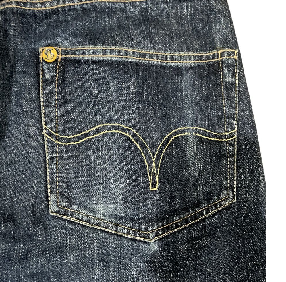 Japanese Brand × Pherrow's Pherrows Japan Stormy Blue Yellow Selvedge Jeans Size US 32 / EU 48 - 17 Thumbnail