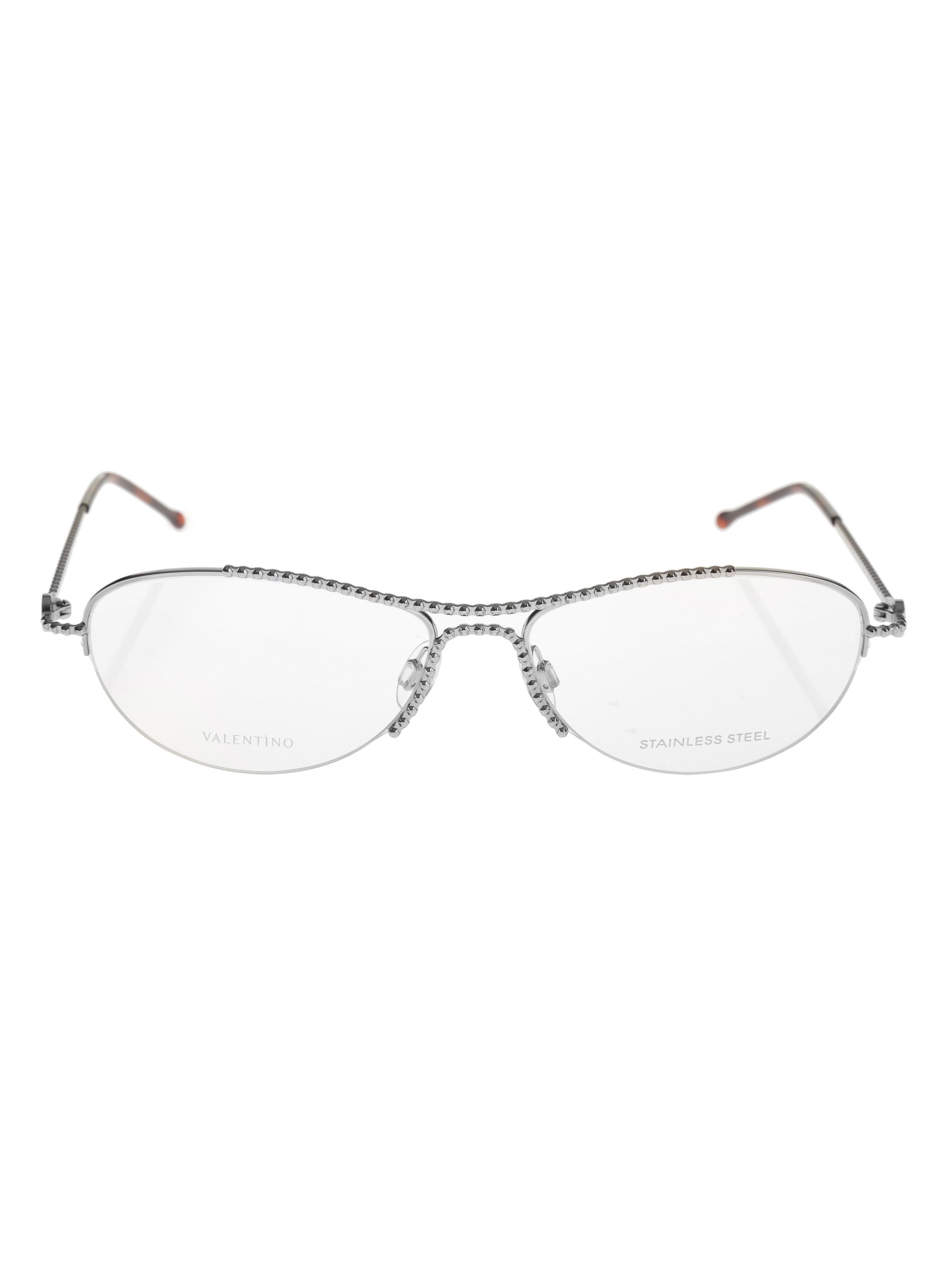 Valentino Valentino '90s Rough Round Frames Glasses Val5352 Size ONE SIZE - 1 Thumbnail