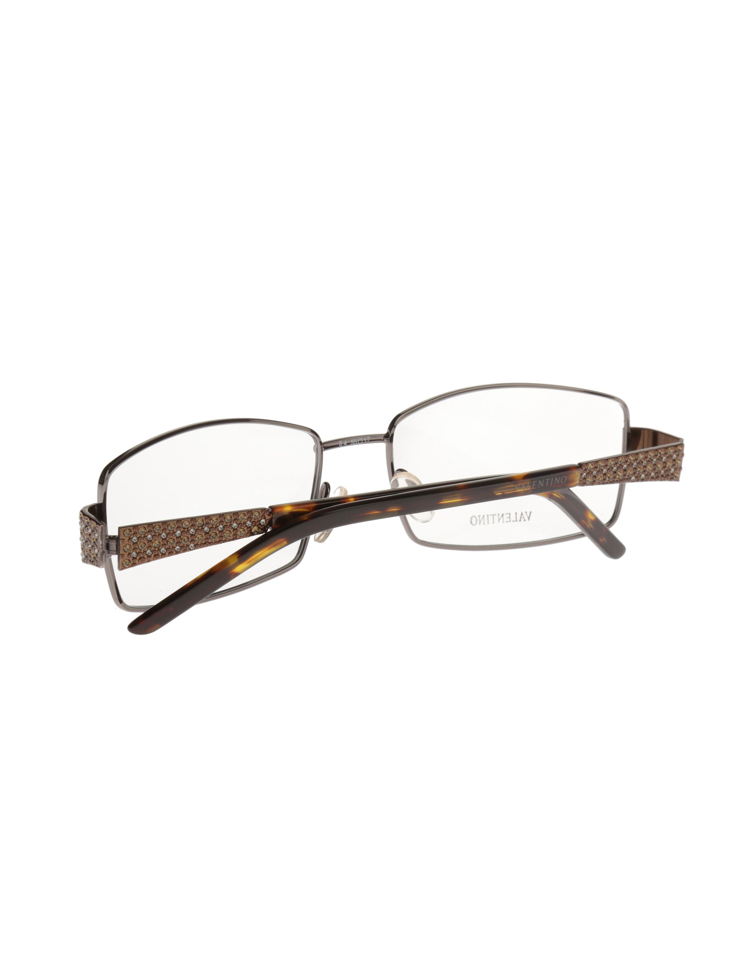 Valentino Valentino '90s Crystal Rectangular Frame Glasses Val5581 Size ONE SIZE - 4 Thumbnail