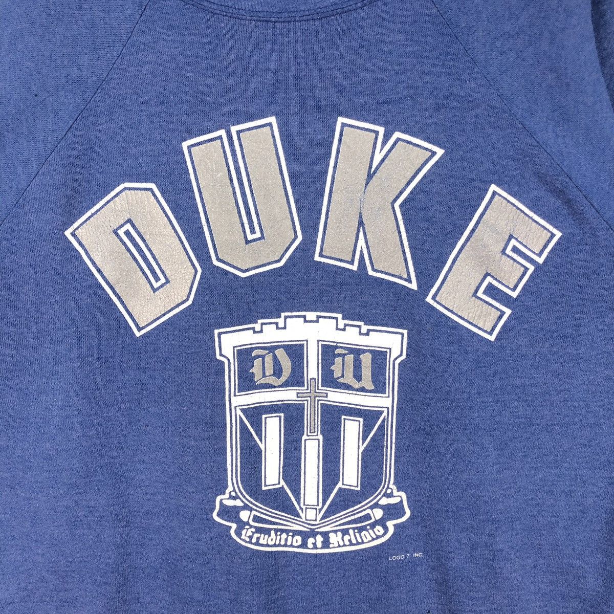 Vintage Vintage 90s Duke University Eruditio Et Religio Sweatshirt Size US XL / EU 56 / 4 - 3 Thumbnail