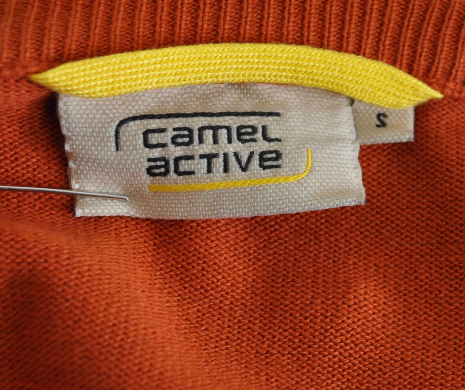 camel active CAMEL ACTIVE Cotton Sweater Jumper V-Neck Knit Pullover Size US S / EU 44-46 / 1 - 4 Thumbnail