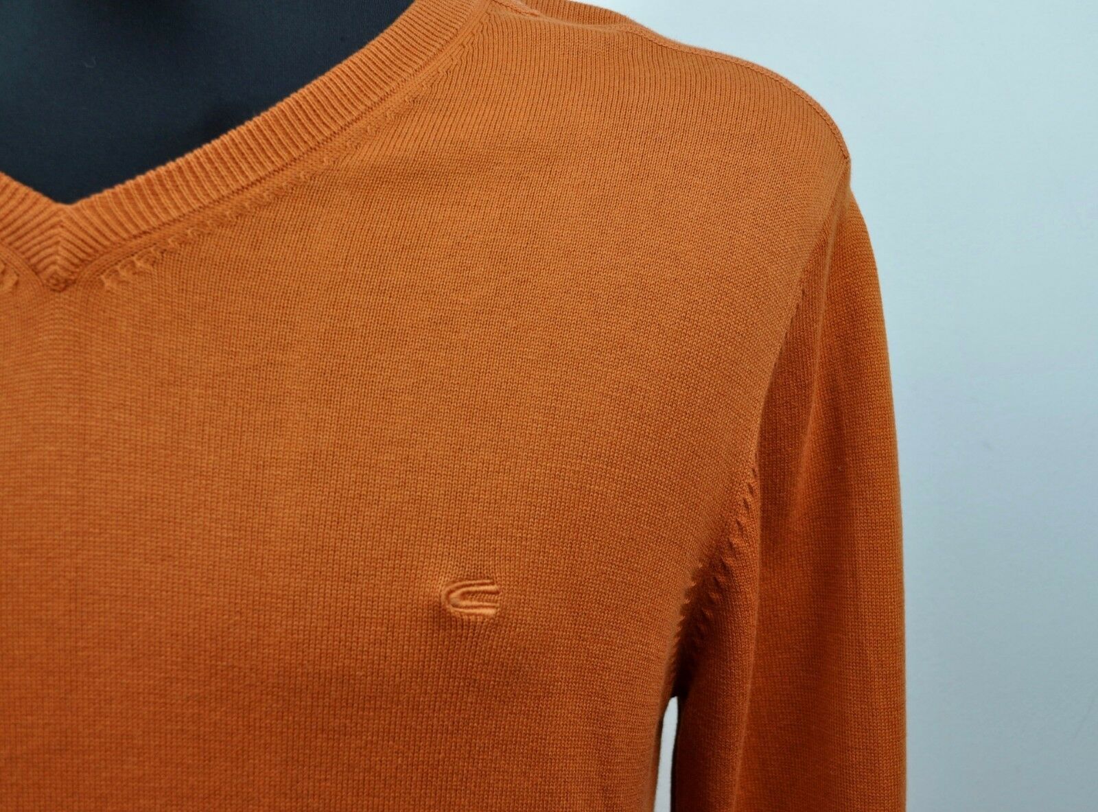 camel active CAMEL ACTIVE Cotton Sweater Jumper V-Neck Knit Pullover Size US S / EU 44-46 / 1 - 2 Thumbnail