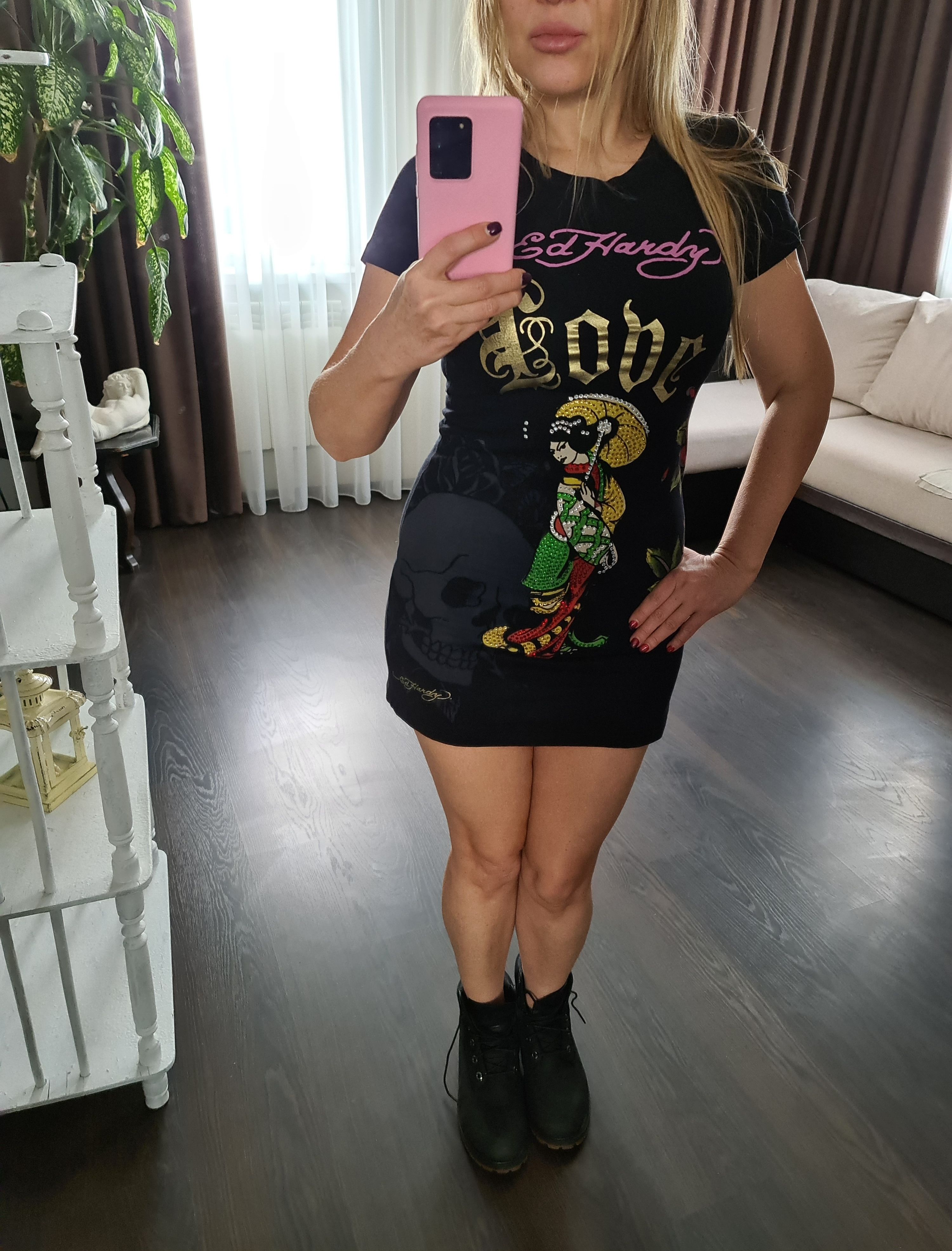 Christian Audigier Rare print vintage T-shirt Ed Hardy USA Size M / US 6-8 / IT 42-44 - 9 Thumbnail
