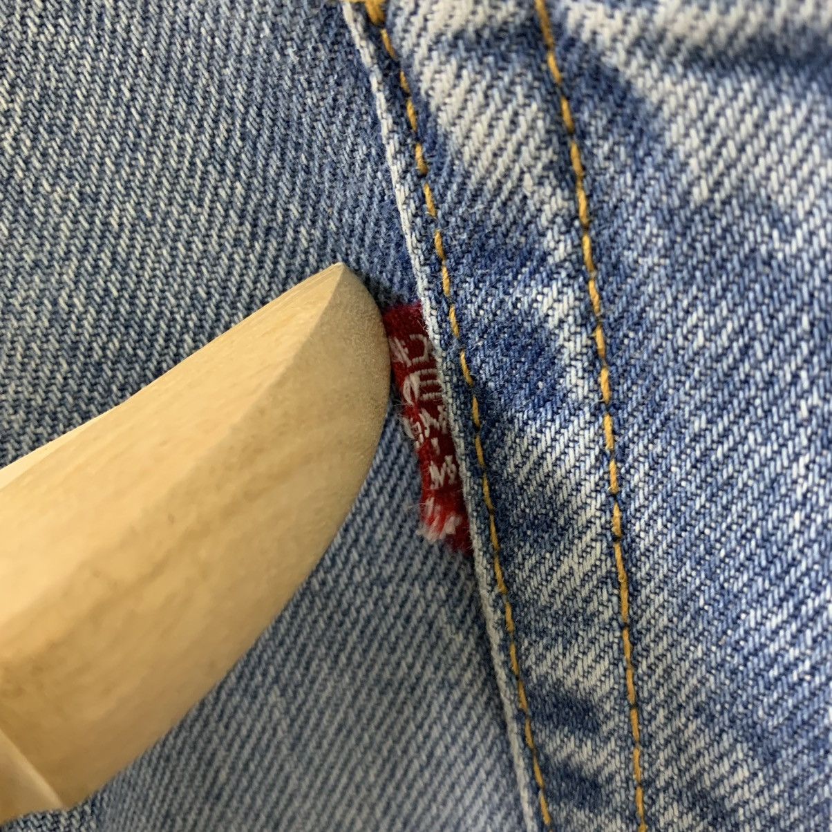 Denime × Grailed × Japanese Brand VINTAGE DENIM BASIC NON SELVEDGE Size US 31 - 7 Thumbnail