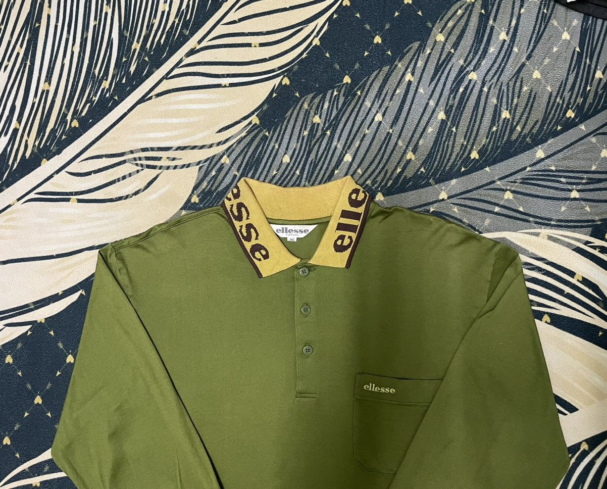 Ellesse × Japanese Brand × Vintage Vintage Ellese Casual Long Sleeve Shirt Size US L / EU 52-54 / 3 - 4 Thumbnail