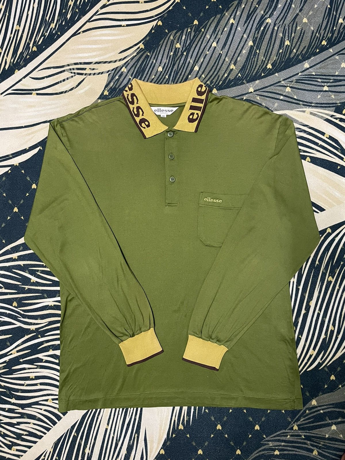 Ellesse × Japanese Brand × Vintage Vintage Ellese Casual Long Sleeve Shirt Size US L / EU 52-54 / 3 - 1 Thumbnail