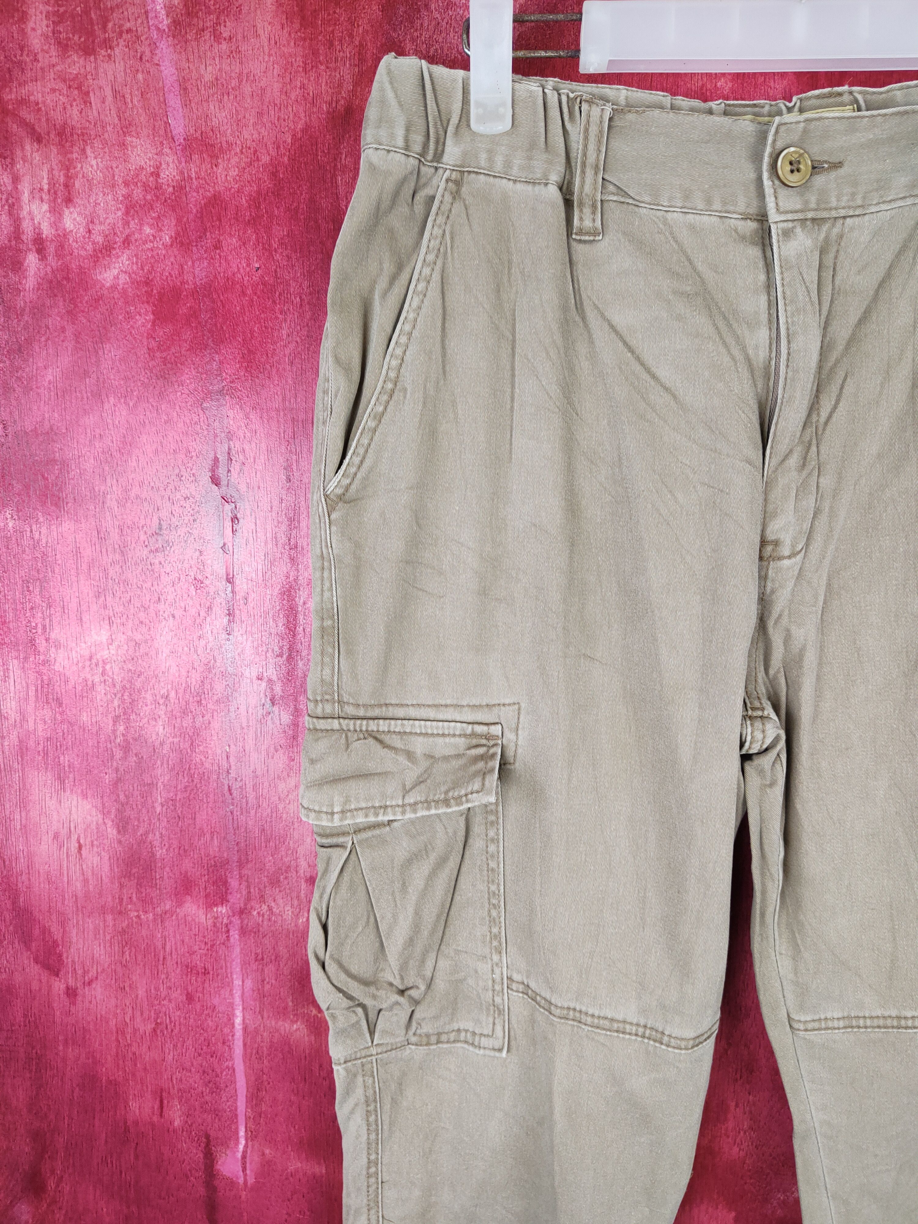 Japanese Brand × Vintage Avail Dark Brown Multi Pocket Tactical Cargo Pants #S468 Size US 32 / EU 48 - 3 Thumbnail