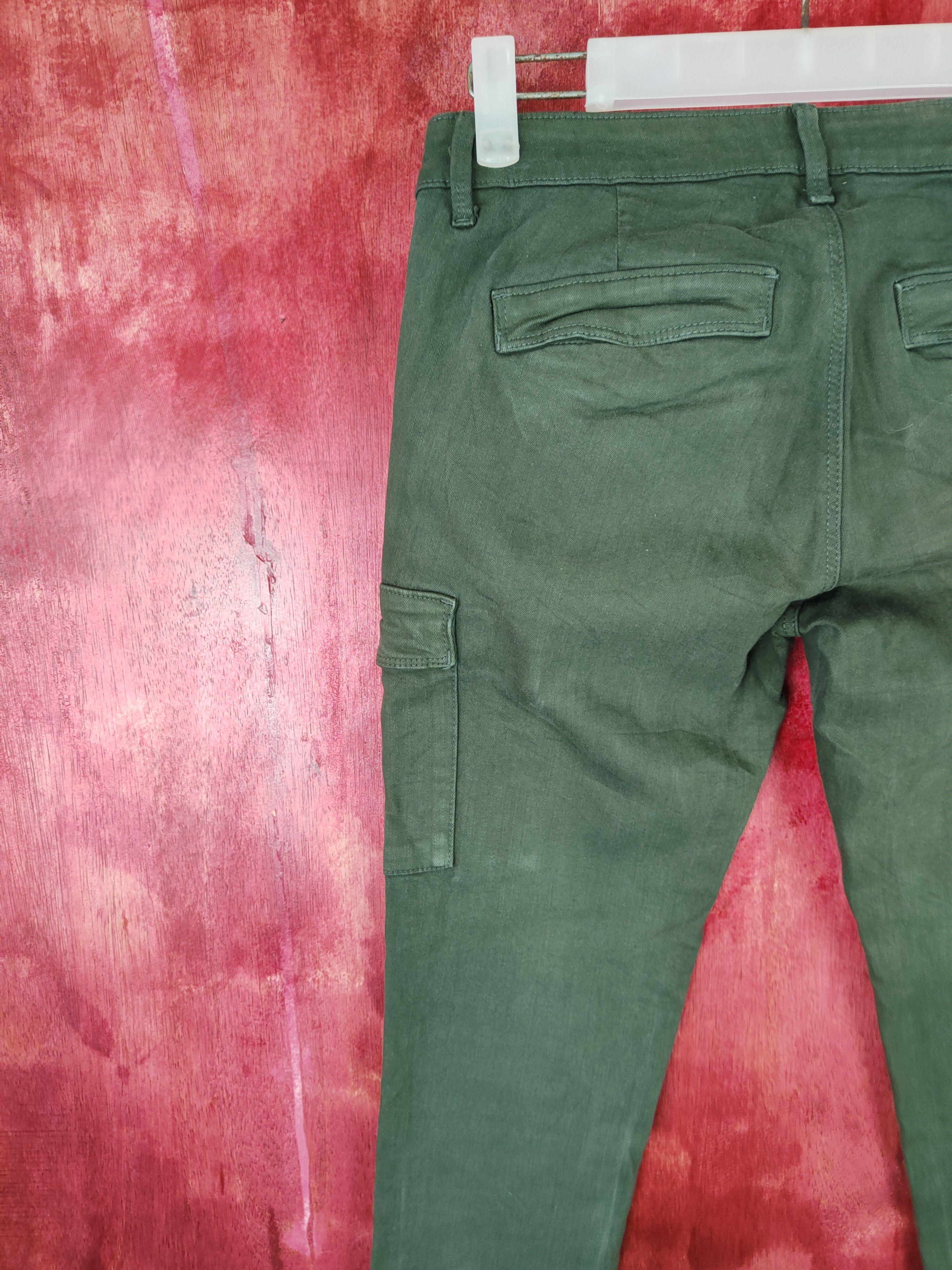 Japanese Brand Uniqlo skinny Multi Pocket Tactical Cargo Pants #S462 Size 26" / US 2 / IT 38 - 8 Thumbnail
