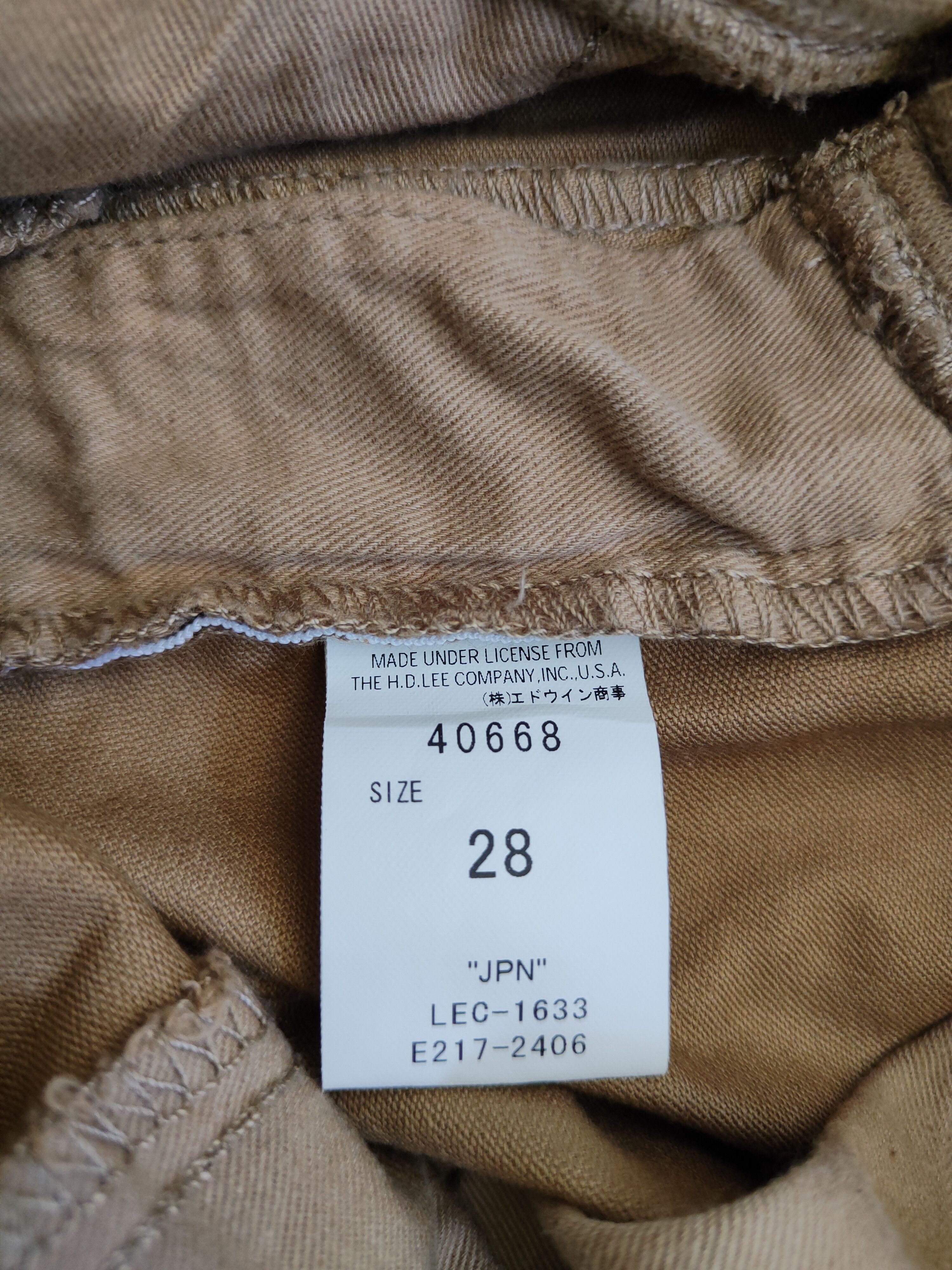 Japanese Brand × Lee Lee Brown Multi Pocket Tactical Cargo Pants #S467 Size US 29 - 13 Thumbnail