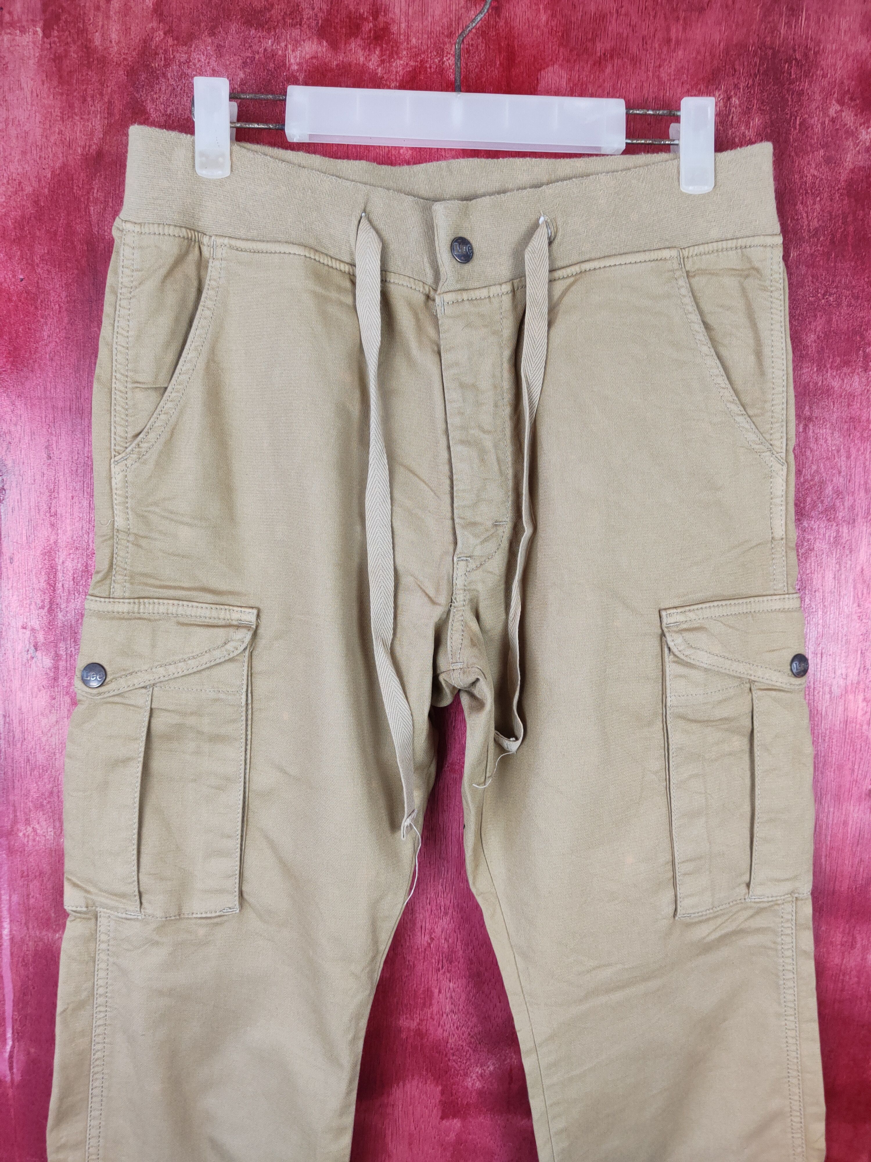 Japanese Brand × Lee Lee Brown Multi Pocket Tactical Cargo Pants #S467 Size US 29 - 2 Thumbnail