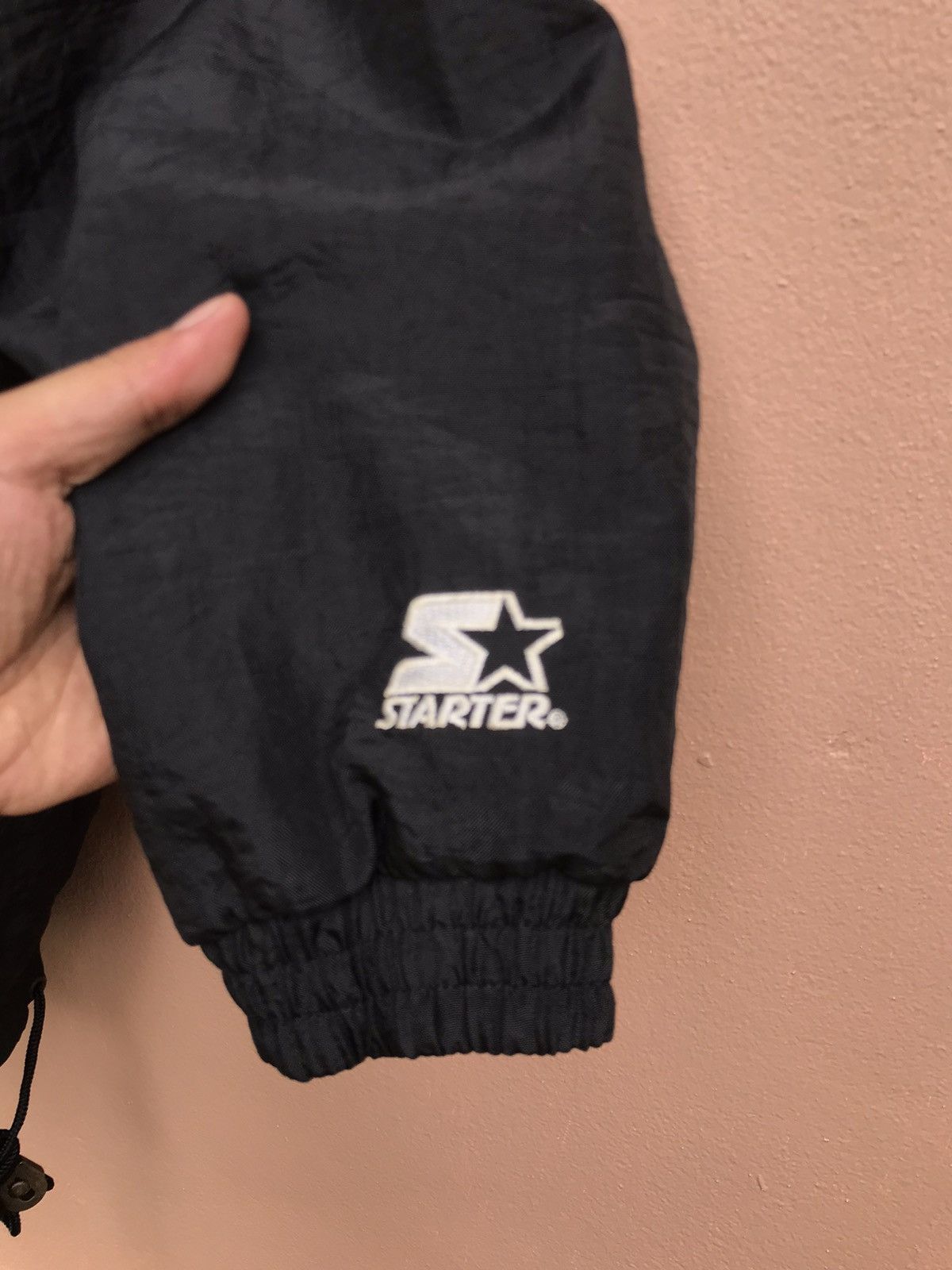 NFL Vintage 90s Starter NFL Los Angeles Raiders Nylon Jacket Size US L / EU 52-54 / 3 - 3 Thumbnail
