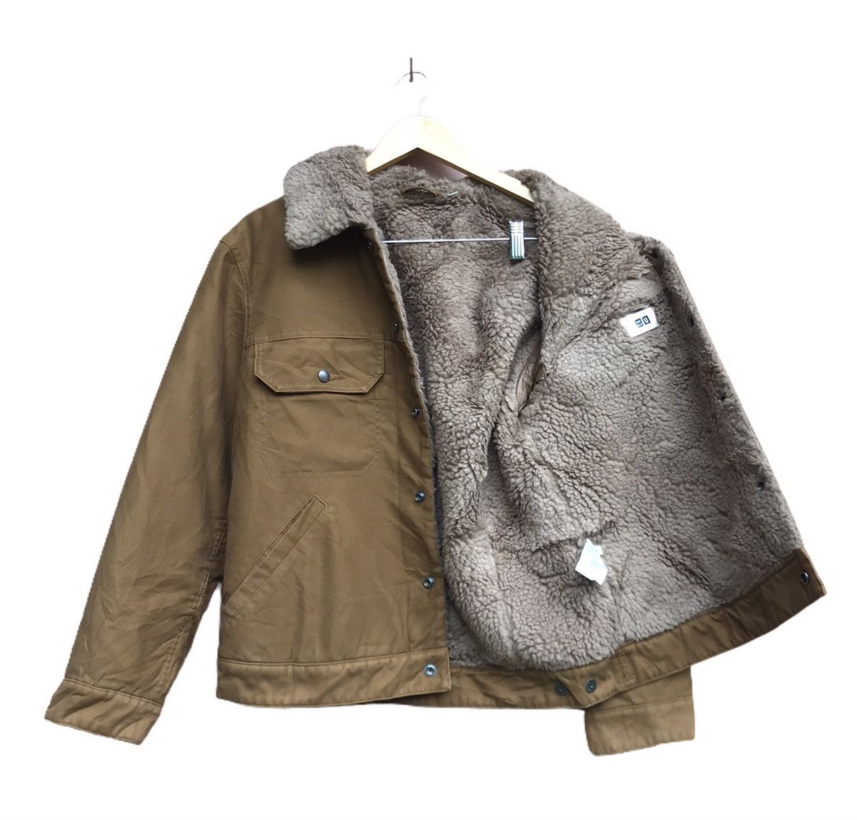 Lemaire × Uniqlo Uniqlo Lemaire Western Trucker Sherpa Jacket Size US S / EU 44-46 / 1 - 5 Thumbnail