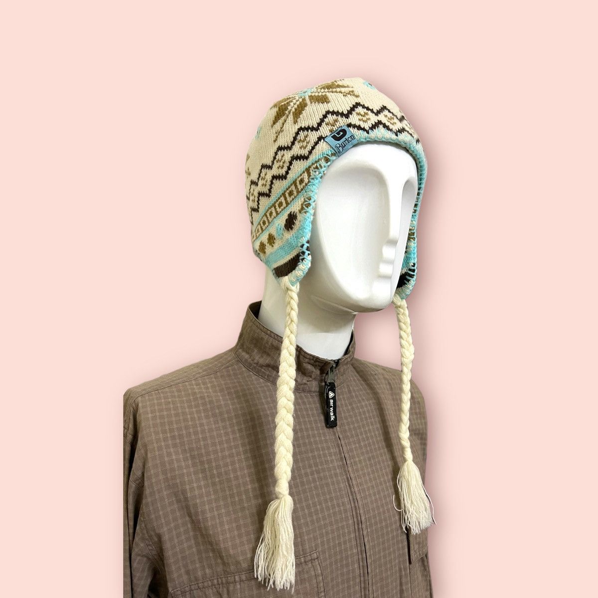 Burton RARE BURTON KNITTED EARFLAP BEANIE Size ONE SIZE - 8 Thumbnail