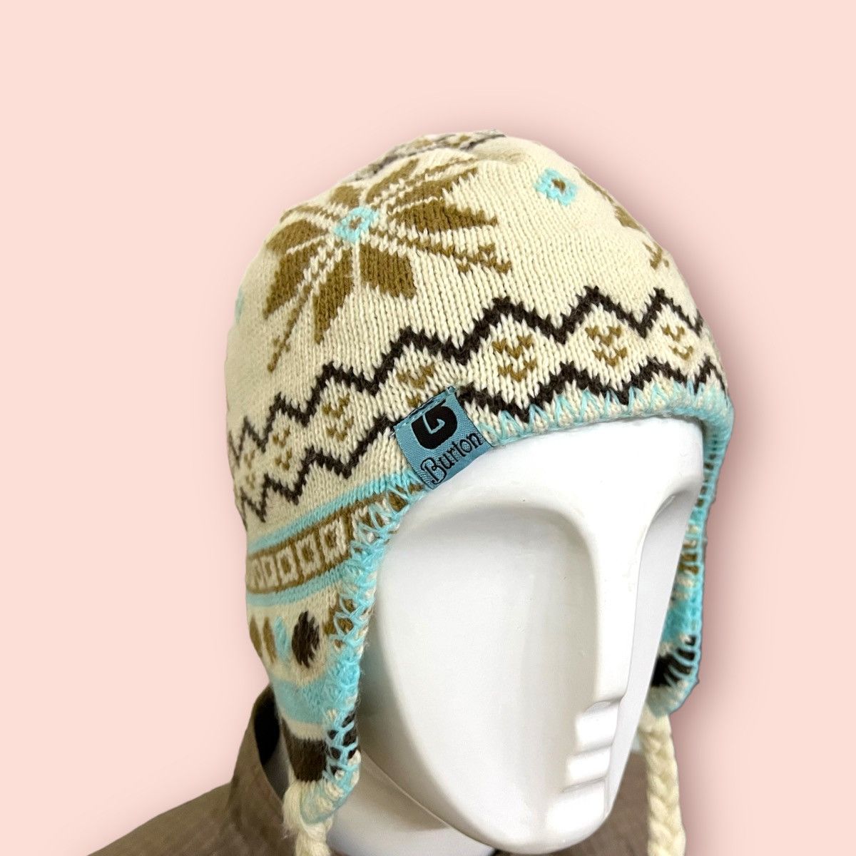 Burton RARE BURTON KNITTED EARFLAP BEANIE Size ONE SIZE - 11 Thumbnail