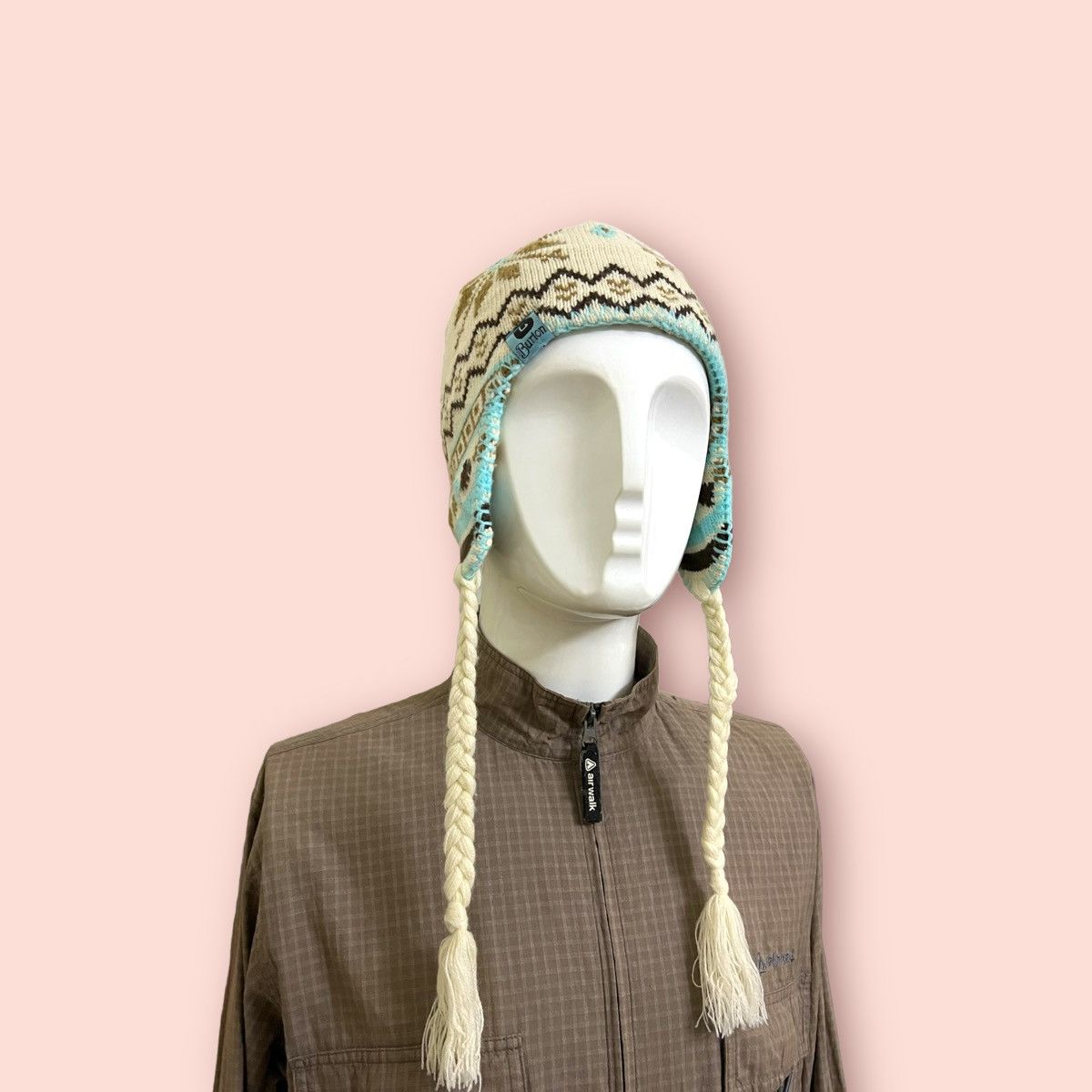 Burton RARE BURTON KNITTED EARFLAP BEANIE Size ONE SIZE - 7 Thumbnail