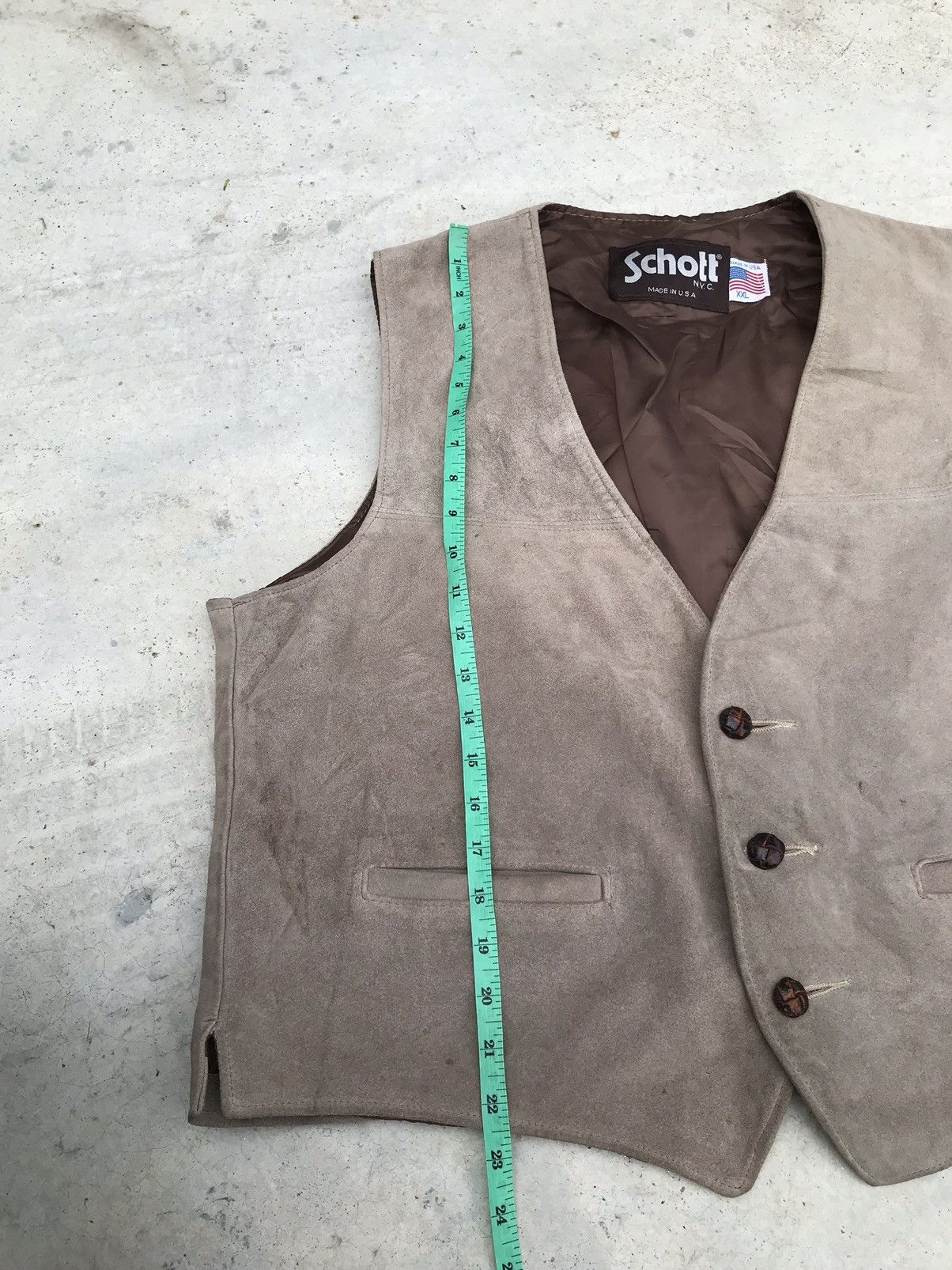 Vintage Schott Leather Vest