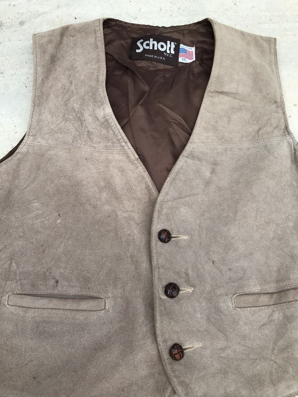 Vintage Schott Leather Vest
