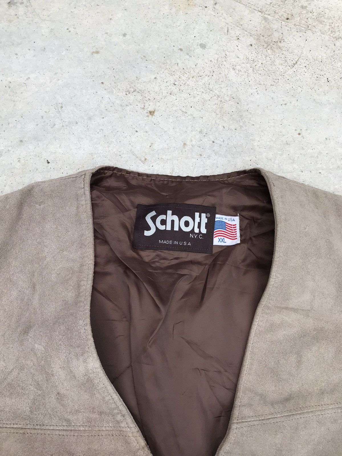 Vintage Schott Leather Vest